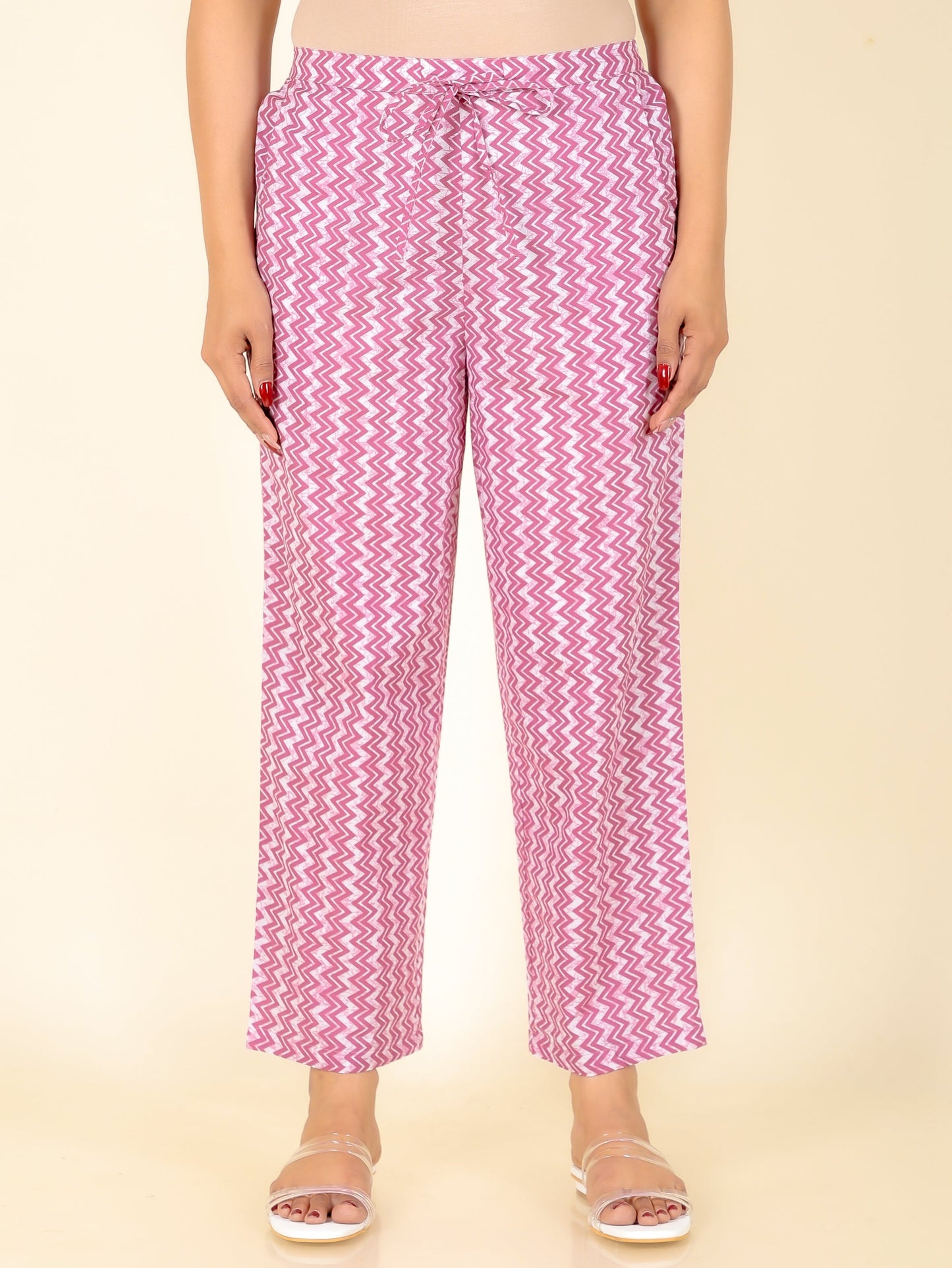 Soft Cotton Chevron Pant