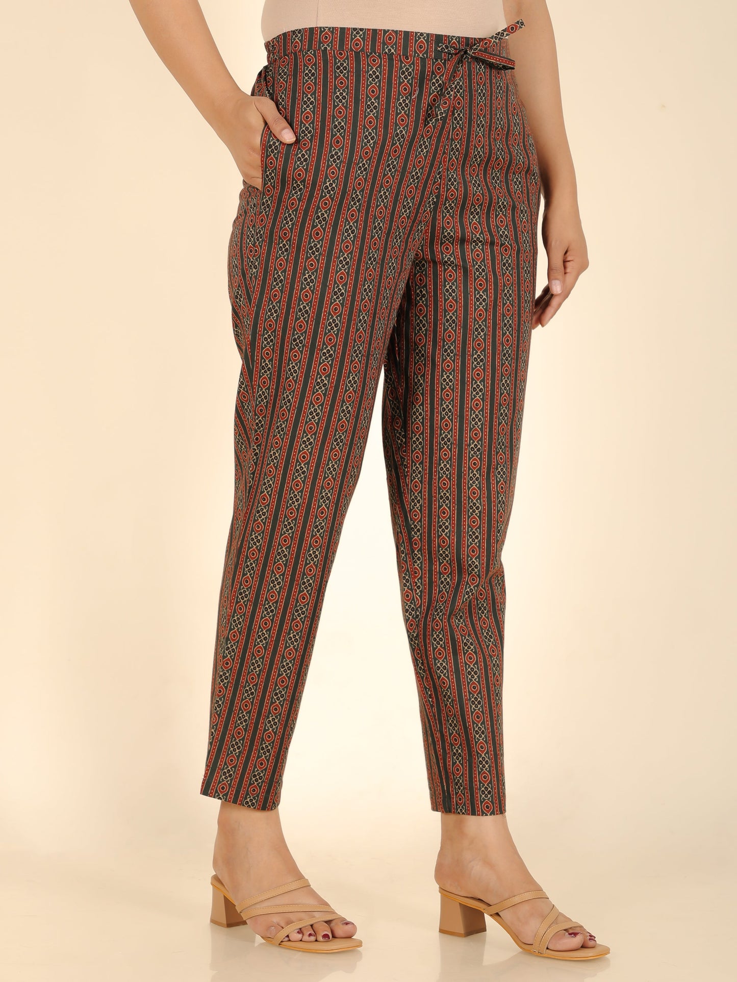 Soft Cotton Ajrakh Pant