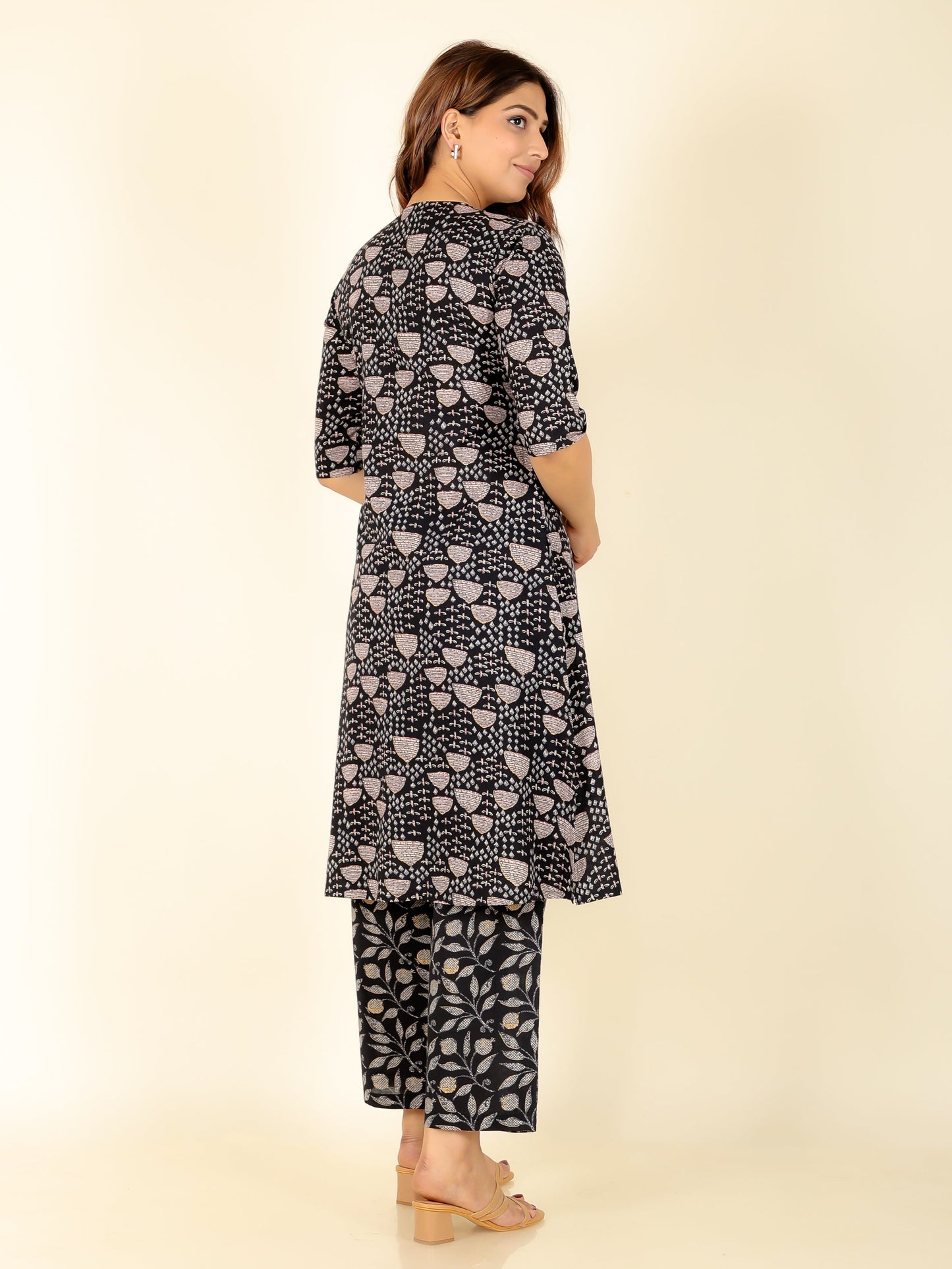 Soft Cotton Abstract Kurta