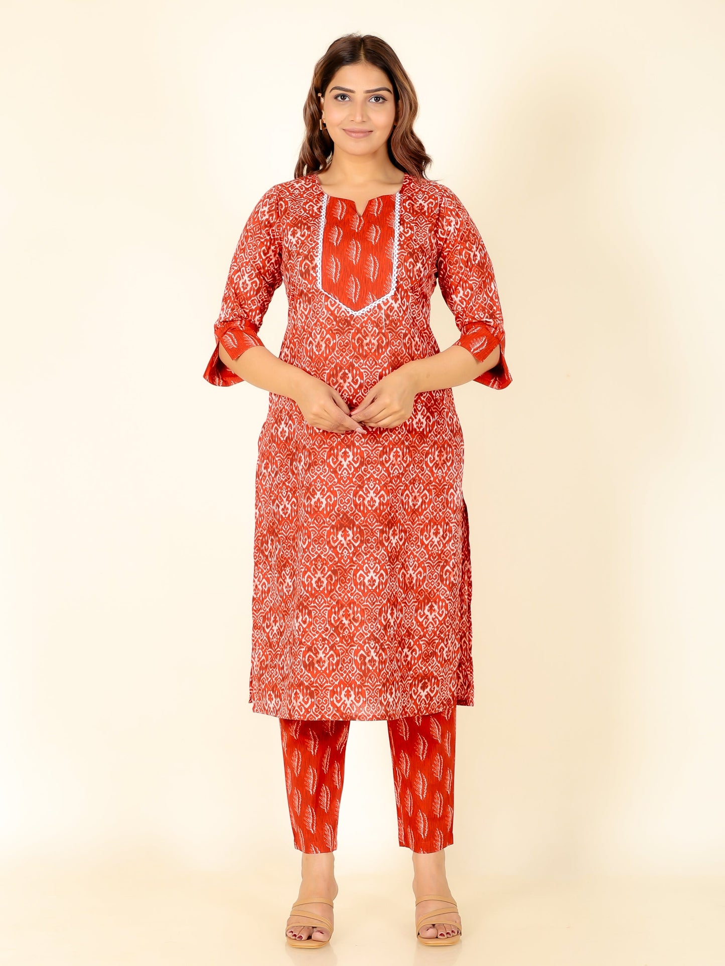 Soft Cotton Ikat Kurta