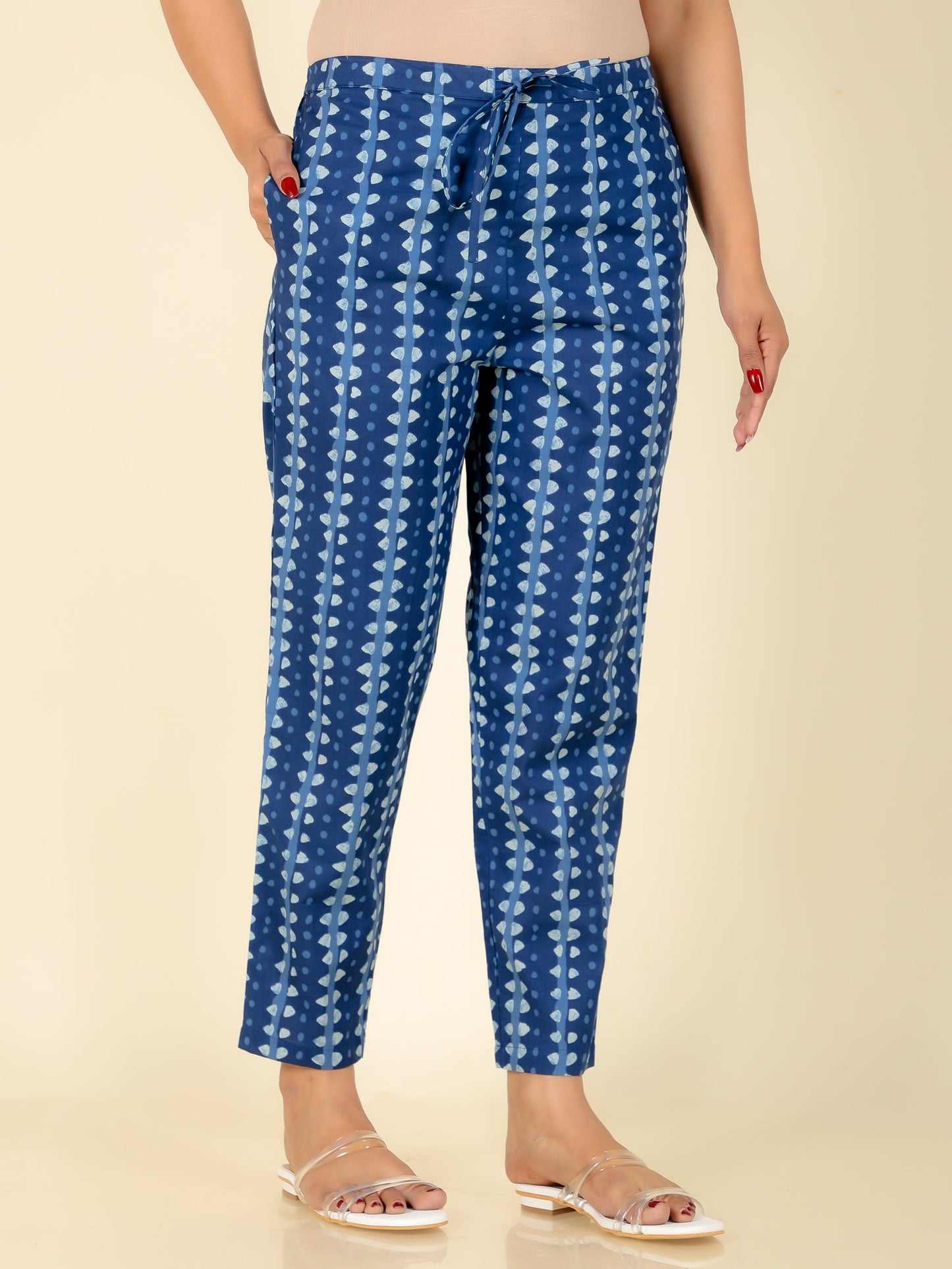 Soft Cotton Striped Pant