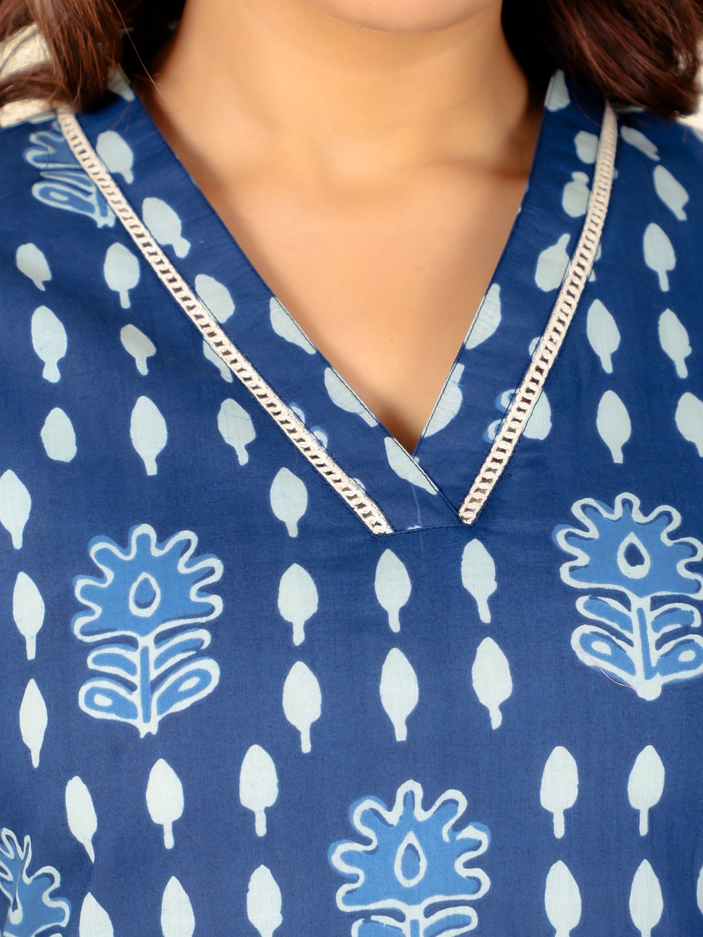 Soft Cotton Floral Kurta