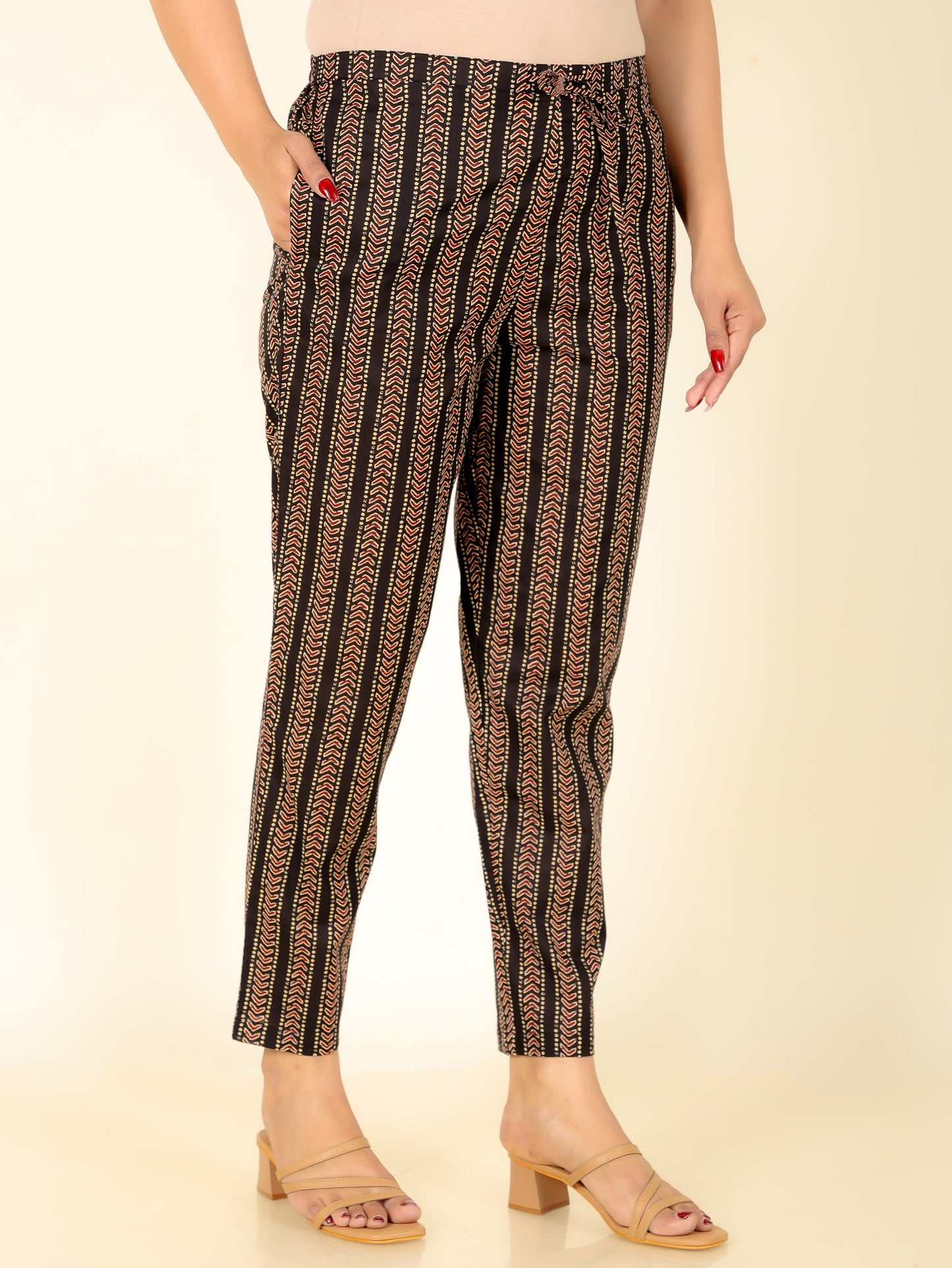 Soft Cotton Striped Pant