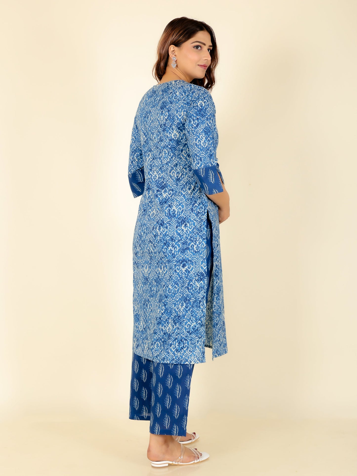 Soft Cotton Ikat Kurta