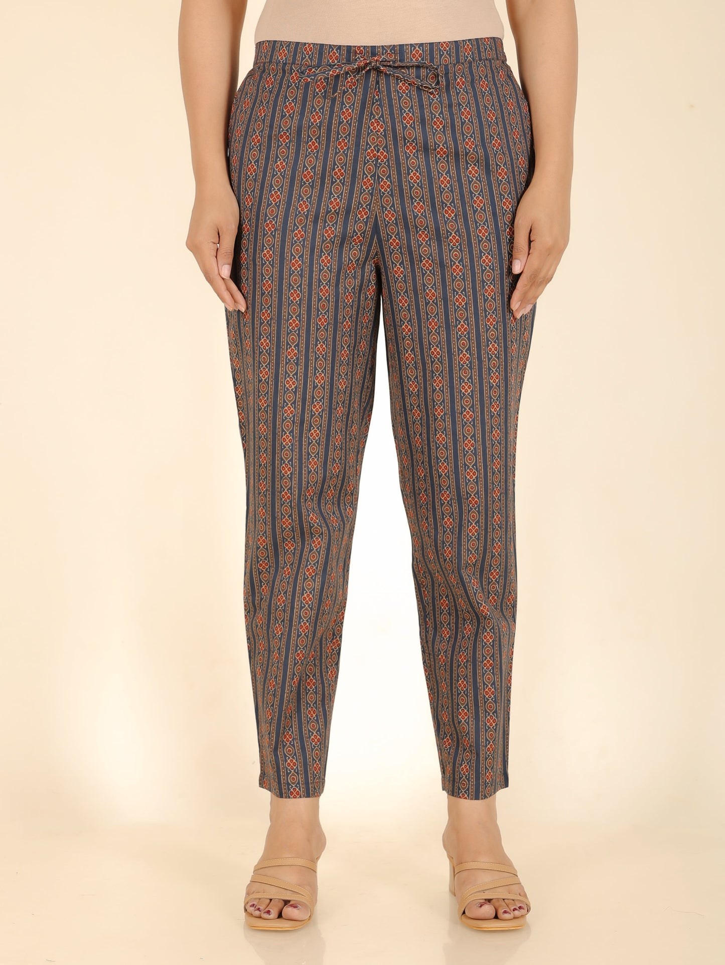 Soft Cotton Ajrakh Pant