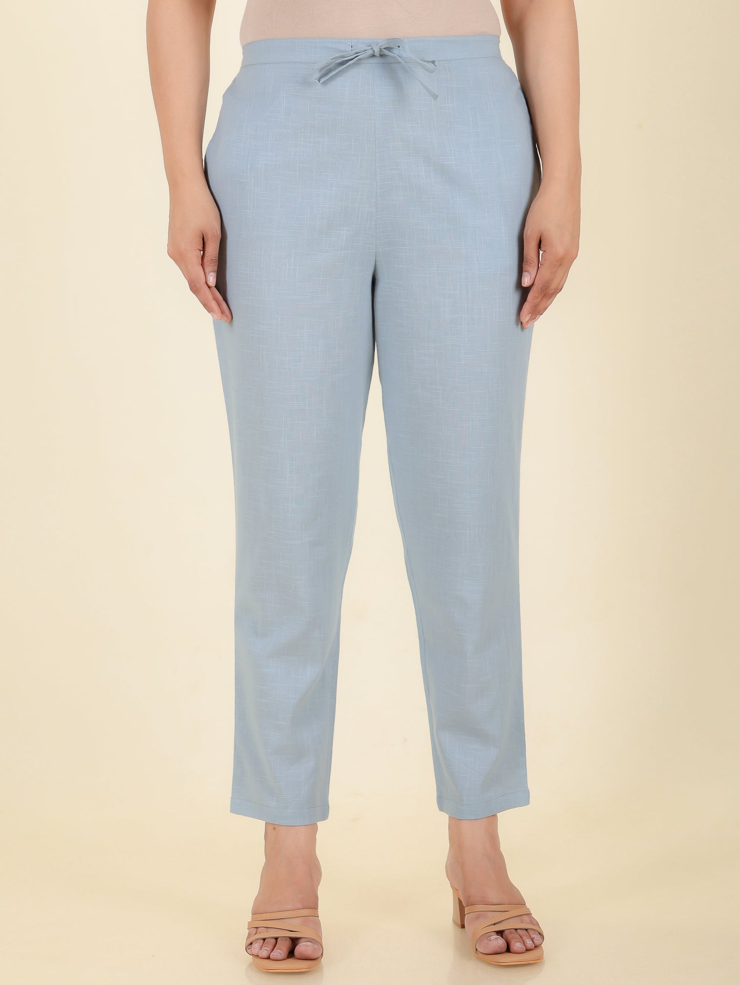 Khadi Cotton Solid Pant