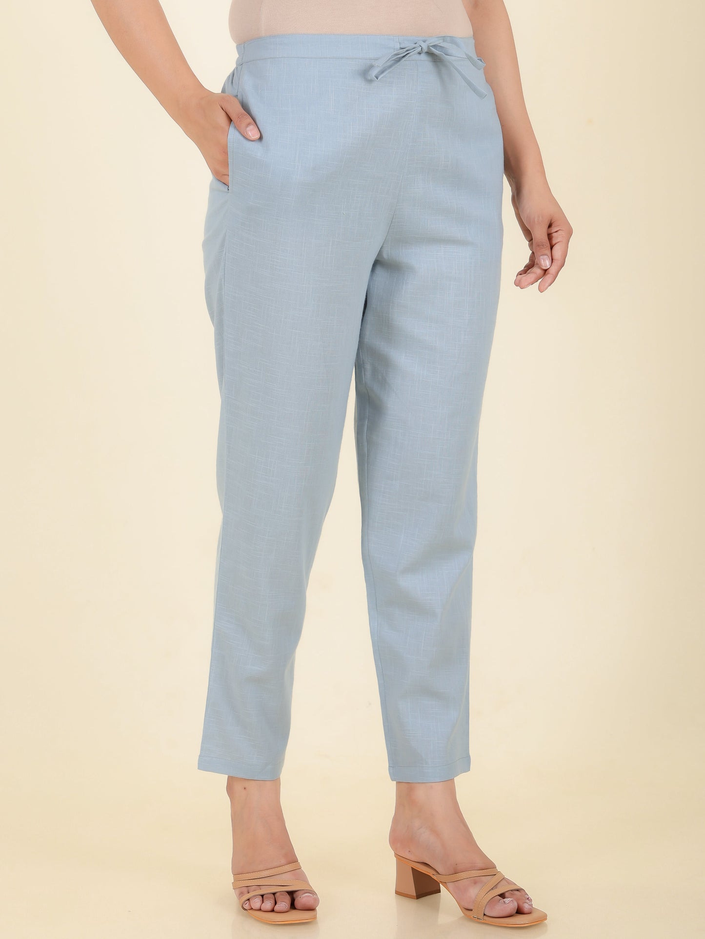 Khadi Cotton Solid Pant