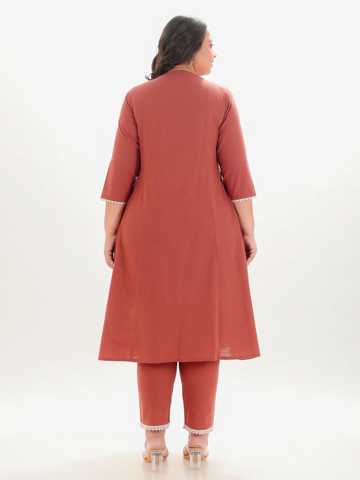 Khadi Cotton Solid Kurta