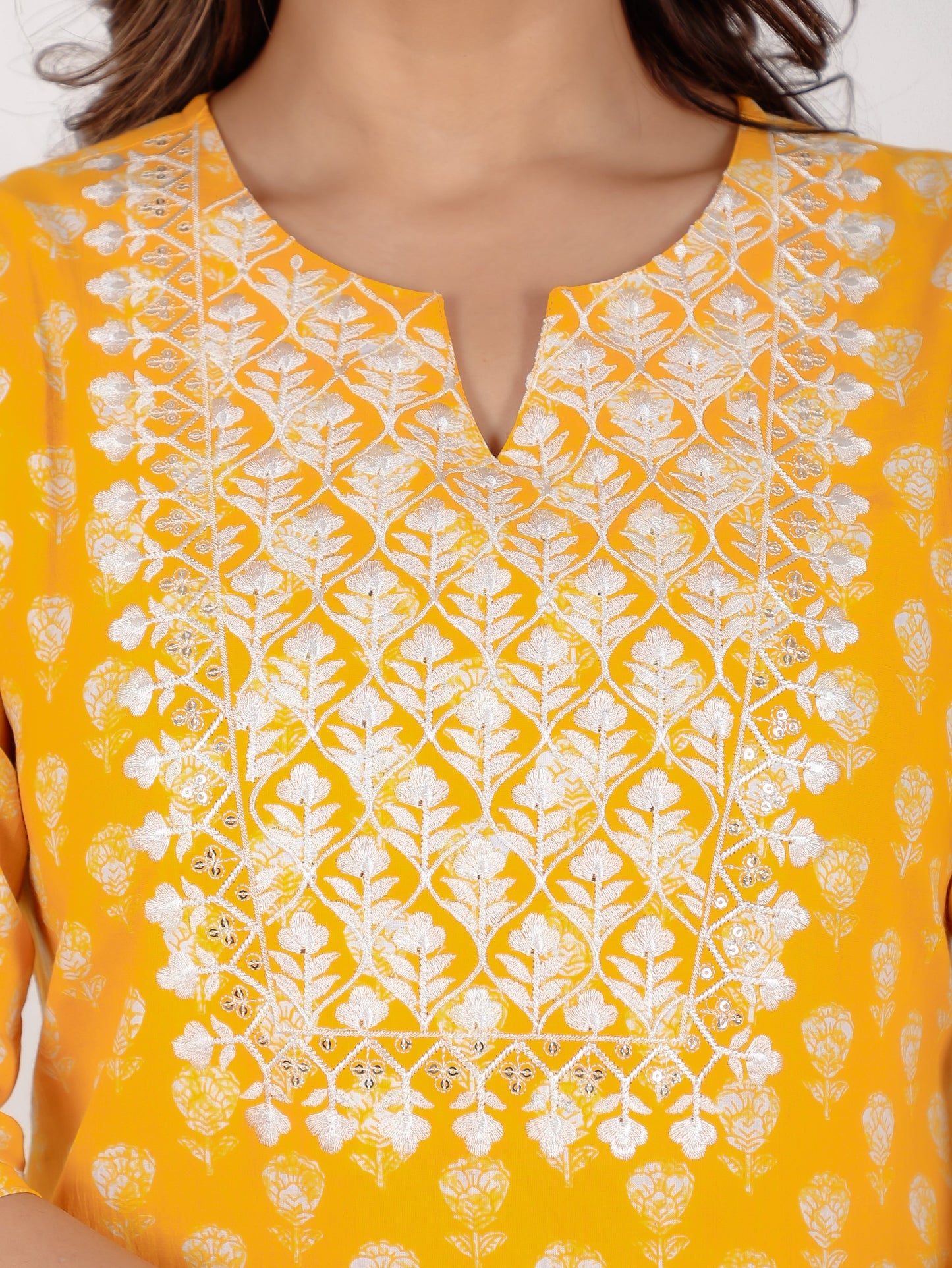 Soft Cotton Block Kurta