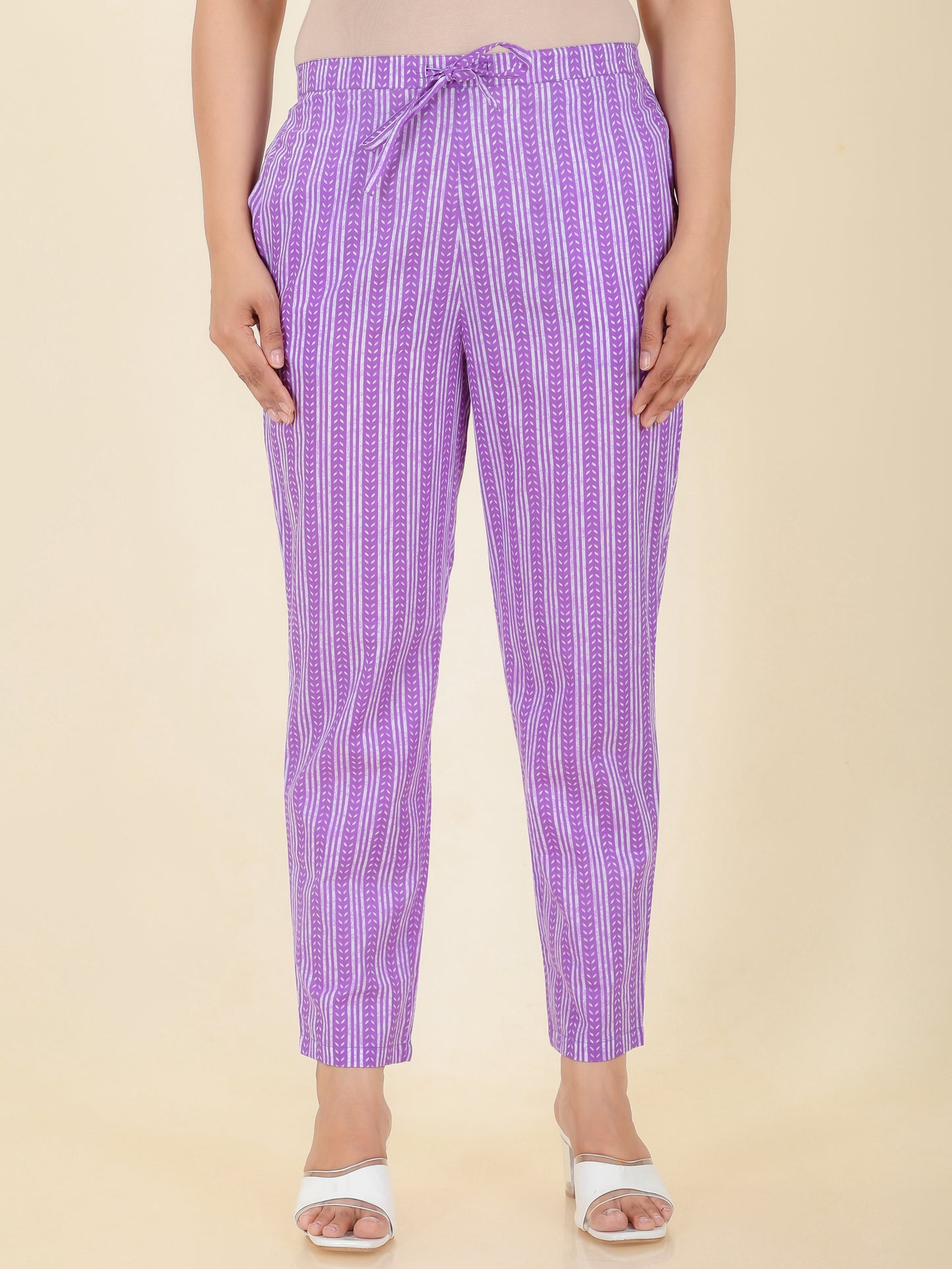 Soft Cotton Chevron Pant