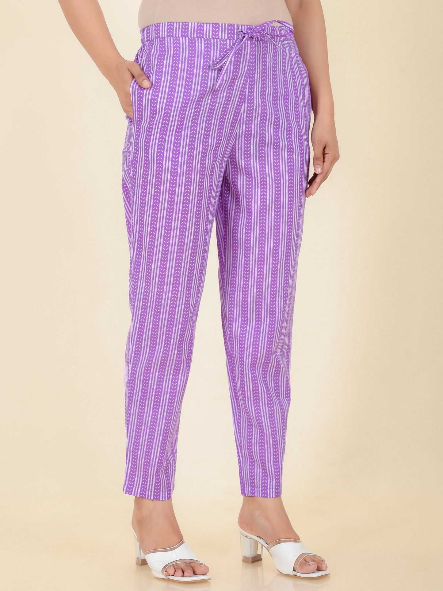 Soft Cotton Chevron Pant