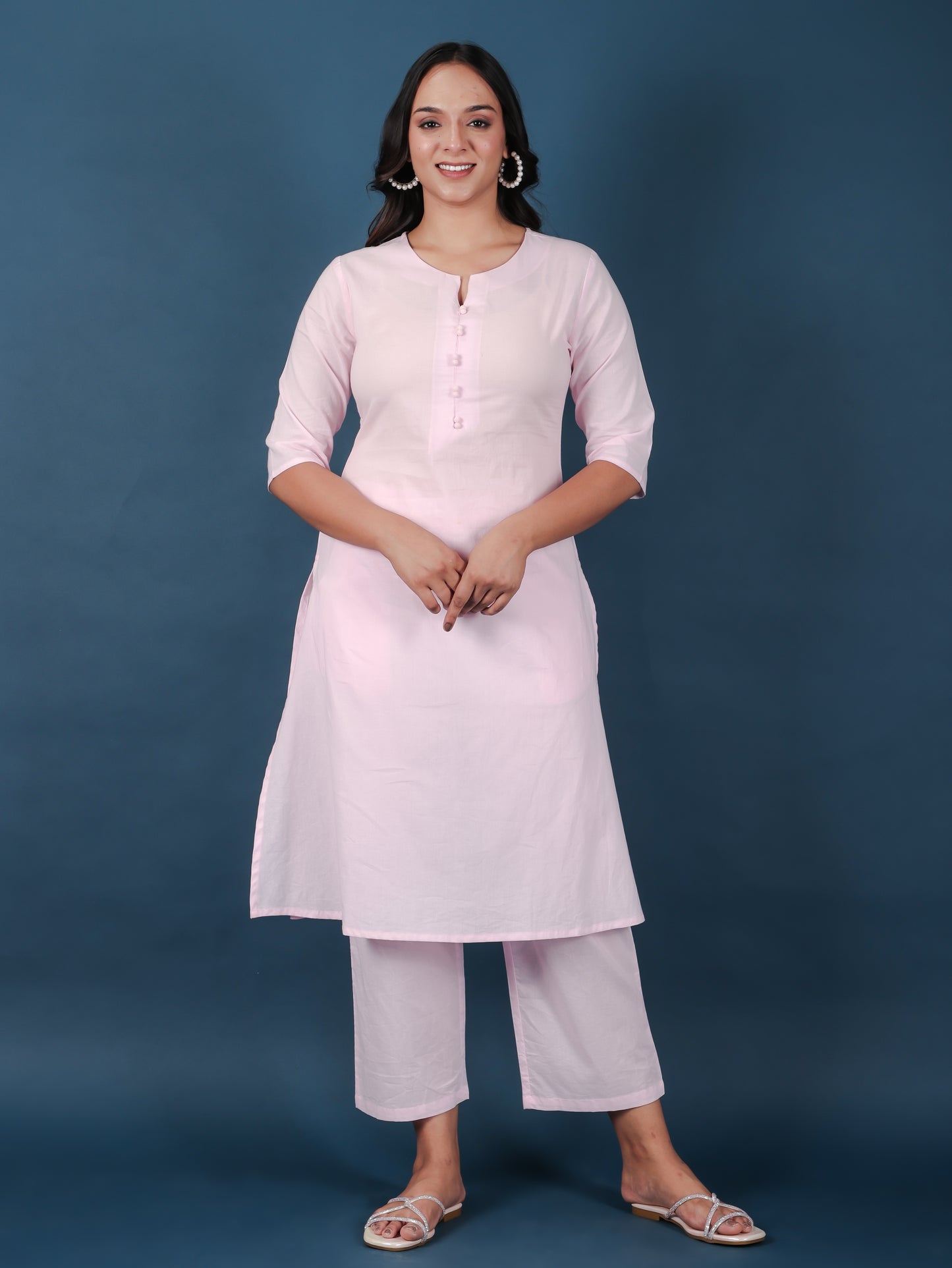 Soft Cotton Solid Kurta