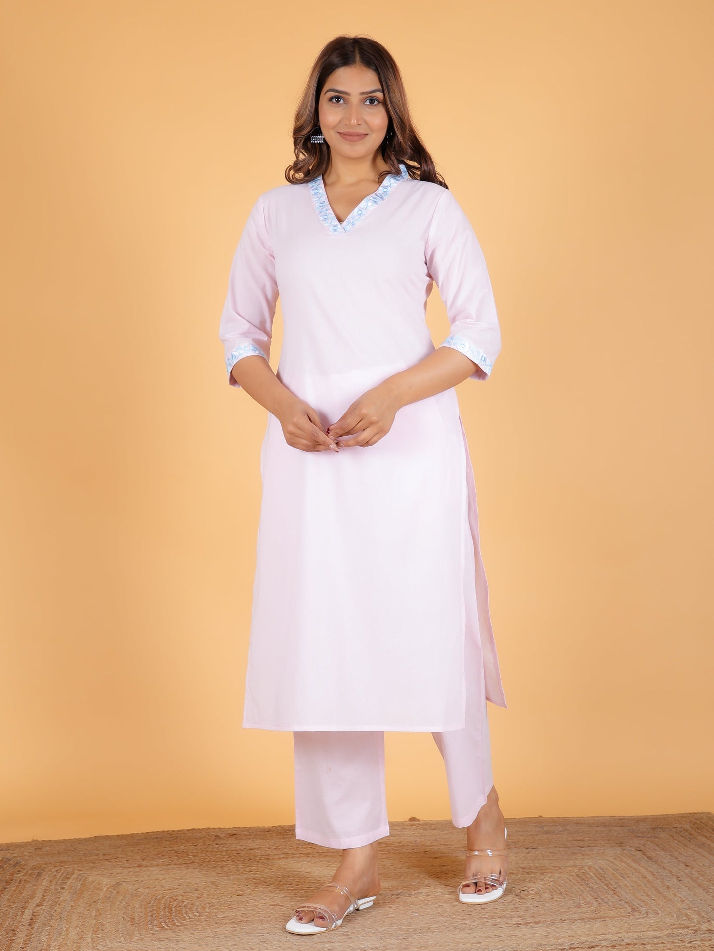 Soft Cotton Solid Kurta