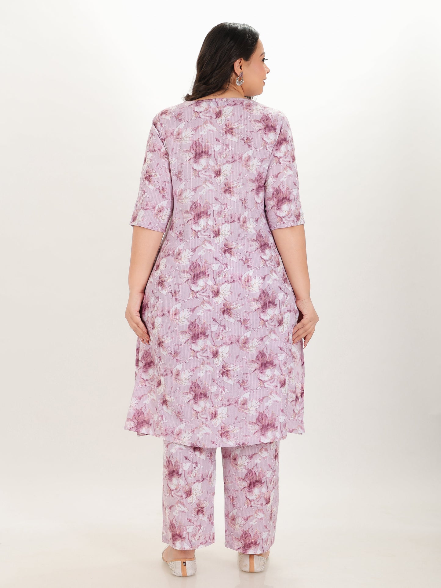 Kantha Cotton Floral Kurta