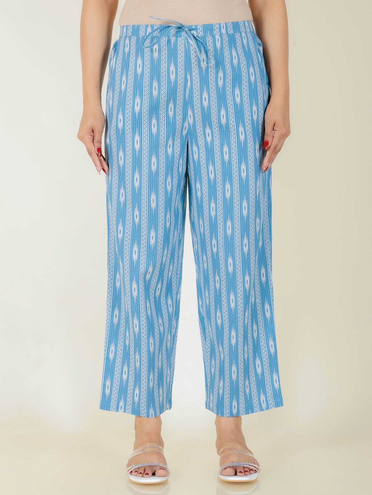 Kantha Cotton Striped Pant