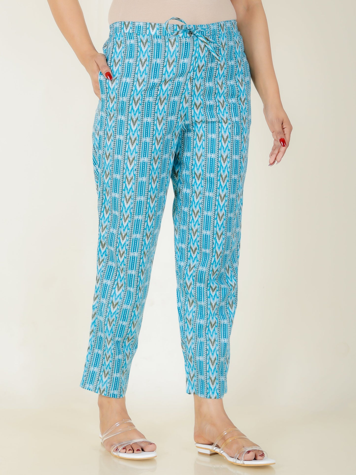 Soft Cotton Floral Straight White Kurta
