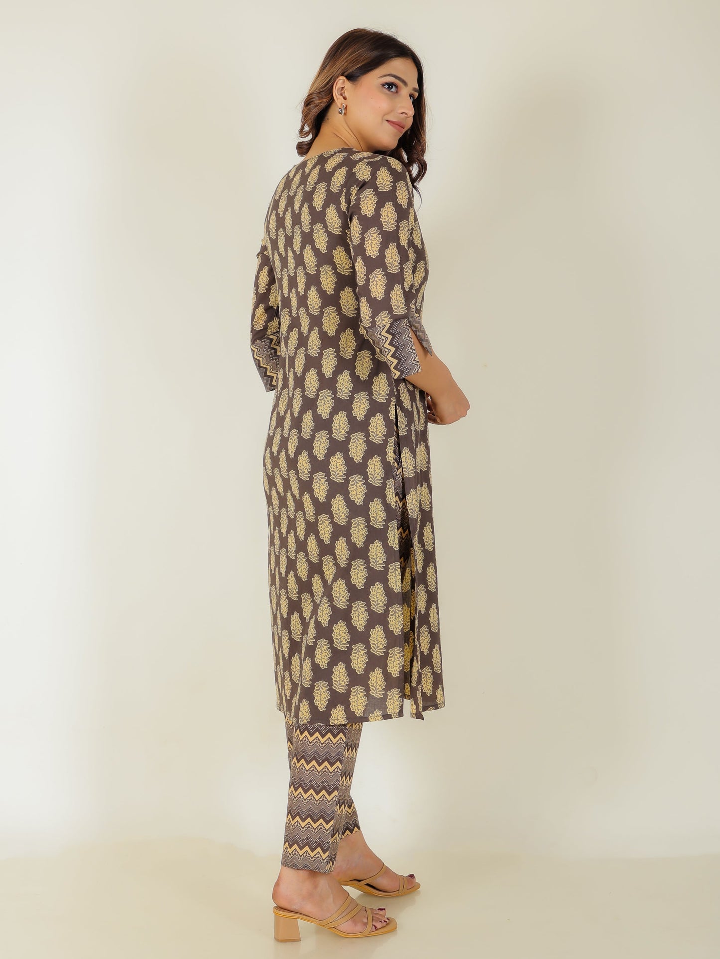 Soft Cotton Floral Kurta