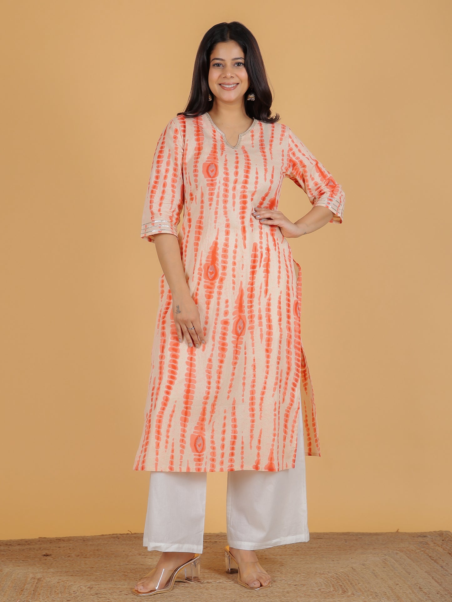 Soft Cotton Tie-Dye Kurta