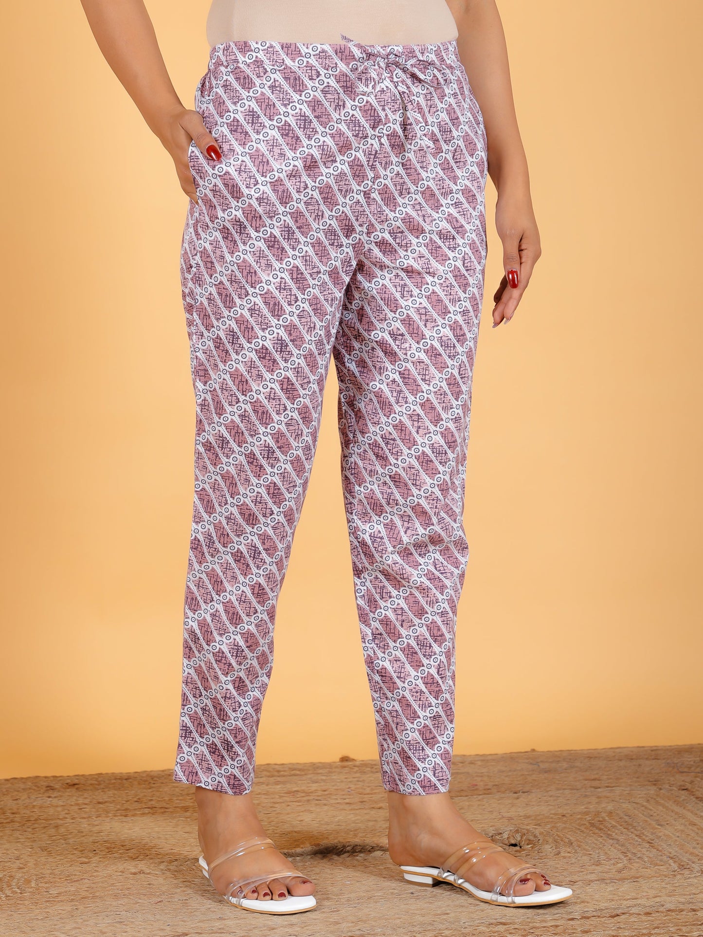 Soft Cotton Abstract Pant