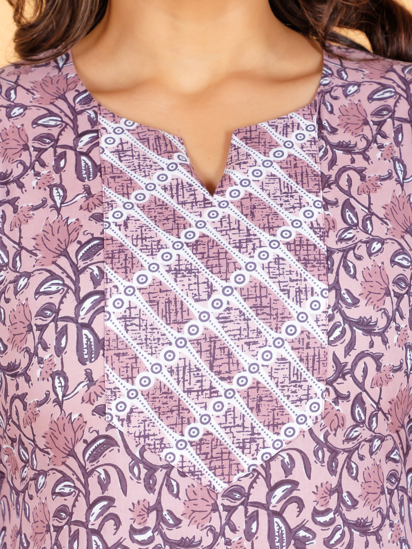 Soft Cotton Floral Kurta