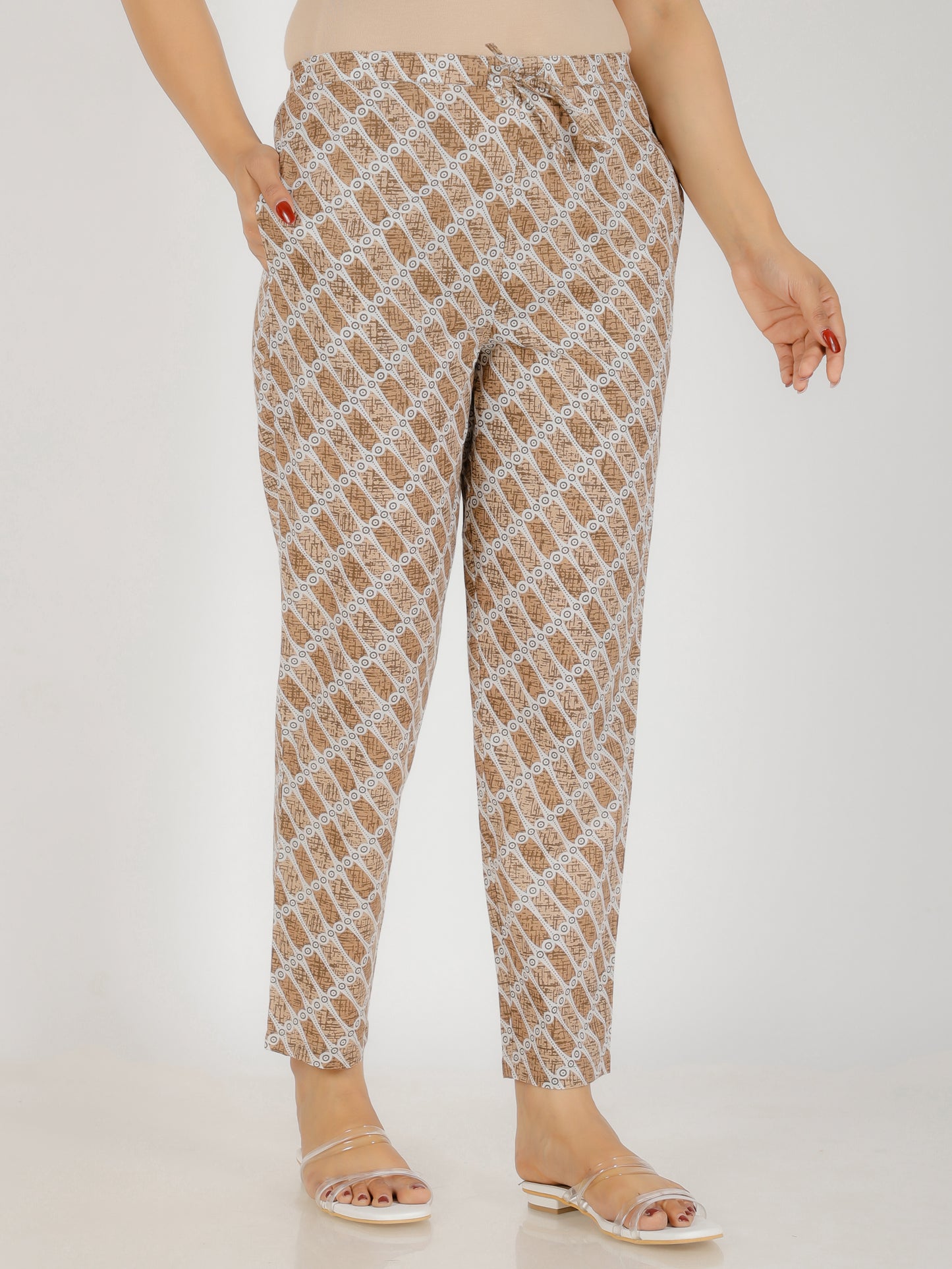 Soft Cotton Abstract Pant