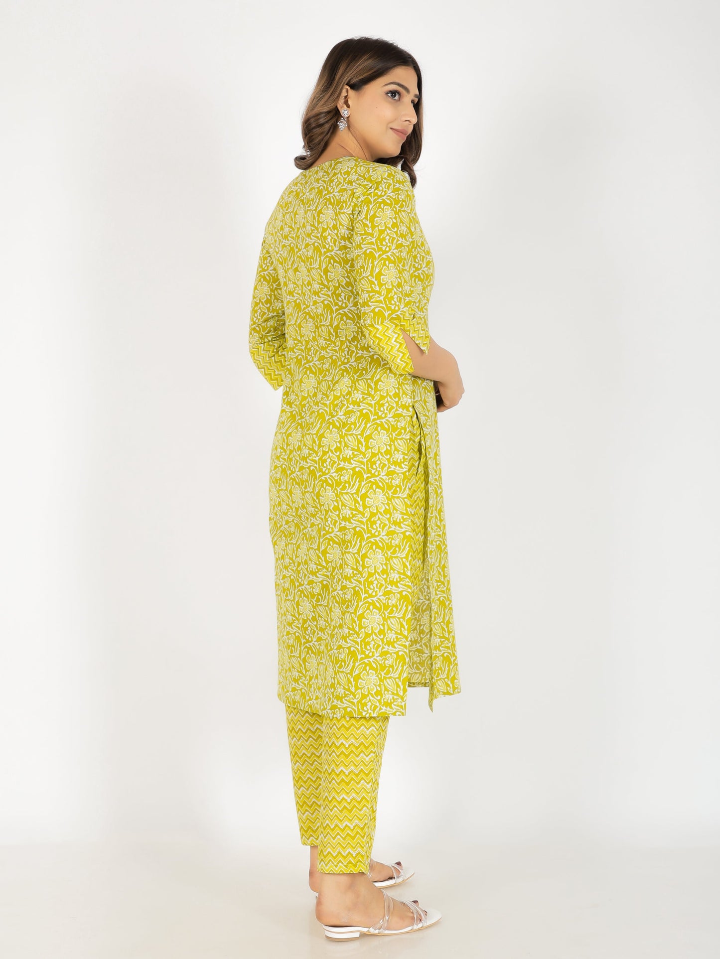 Soft Cotton Floral Kurta