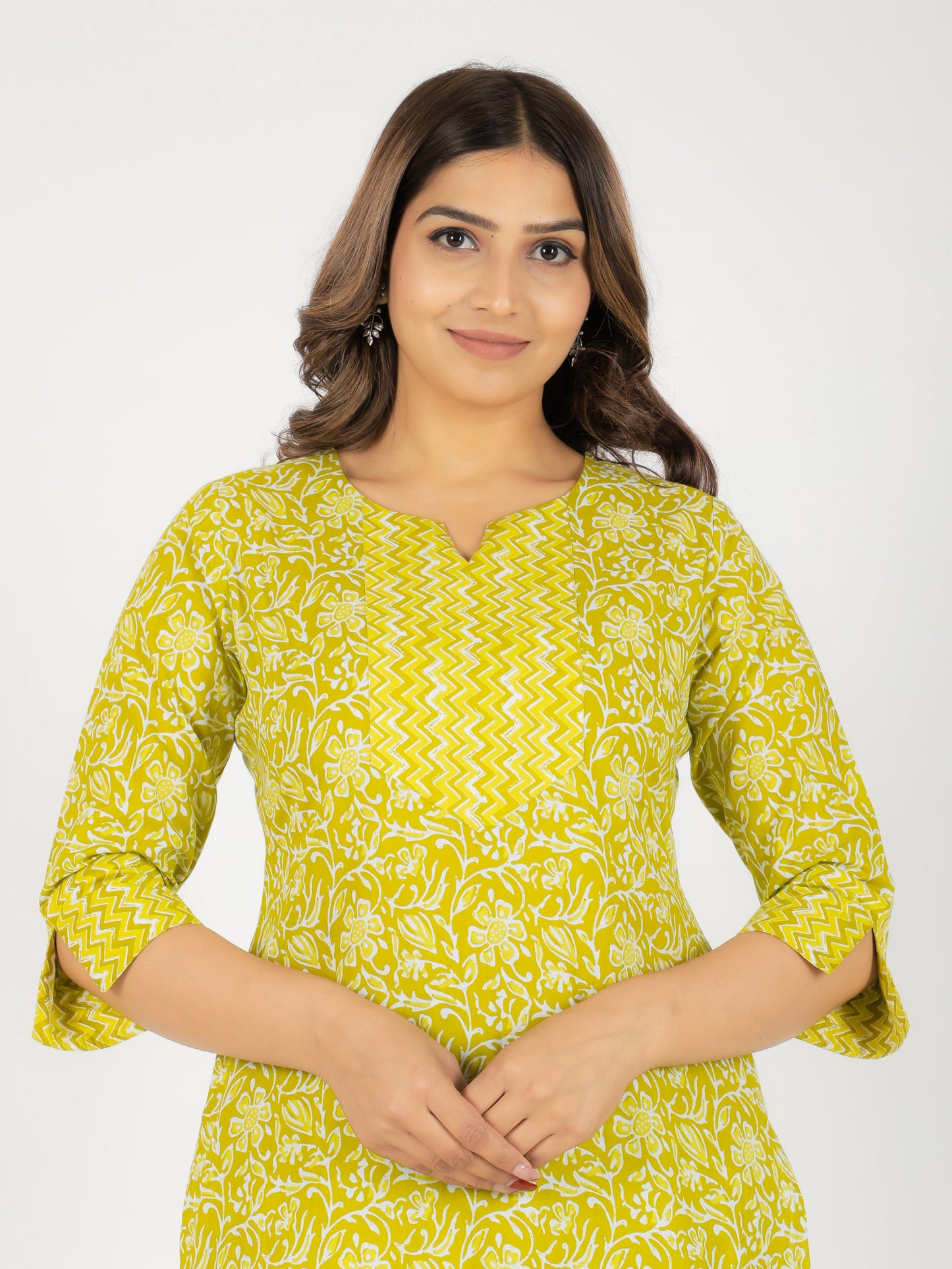 Soft Cotton Floral Kurta