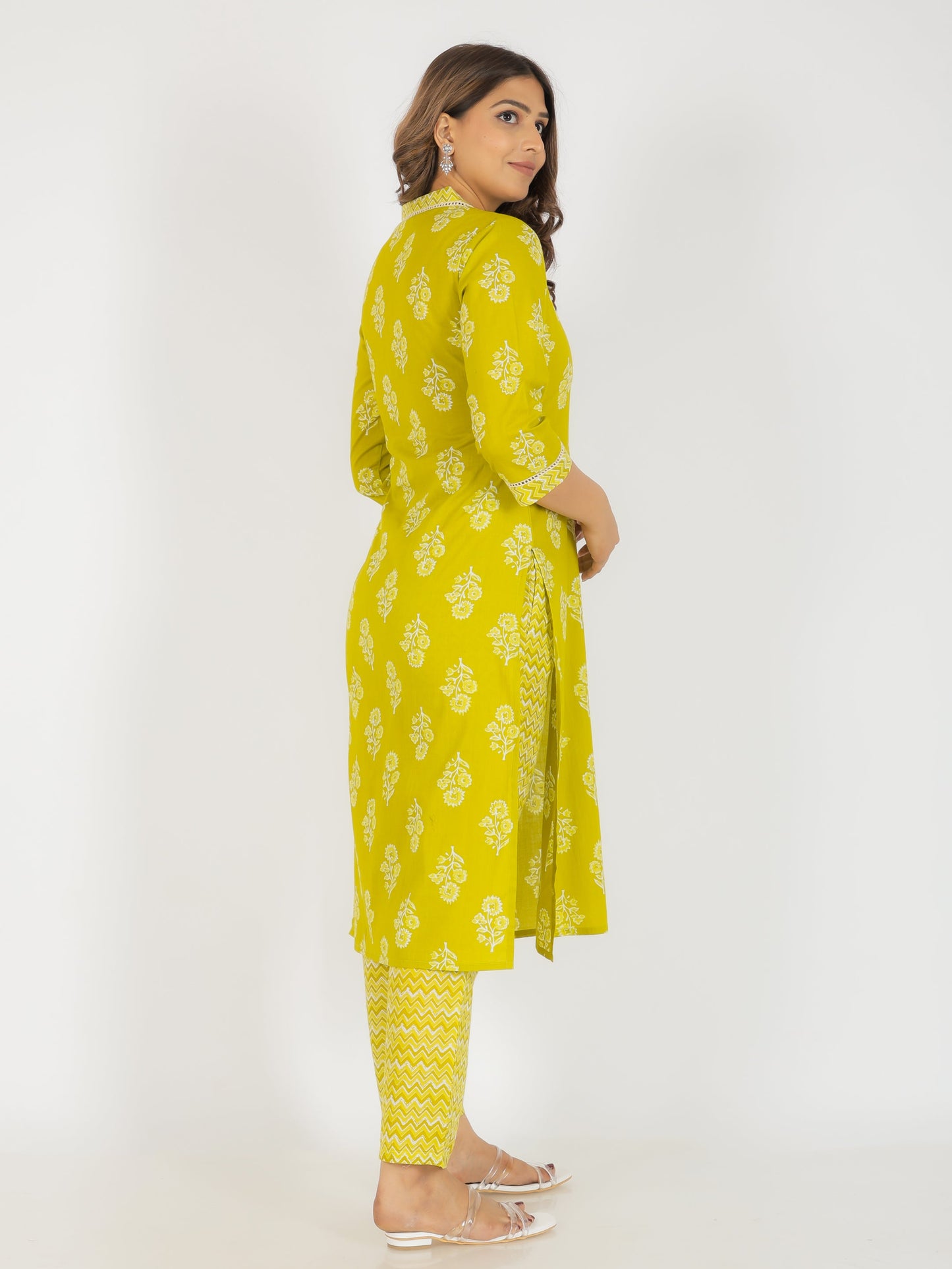 Soft Cotton Floral Kurta