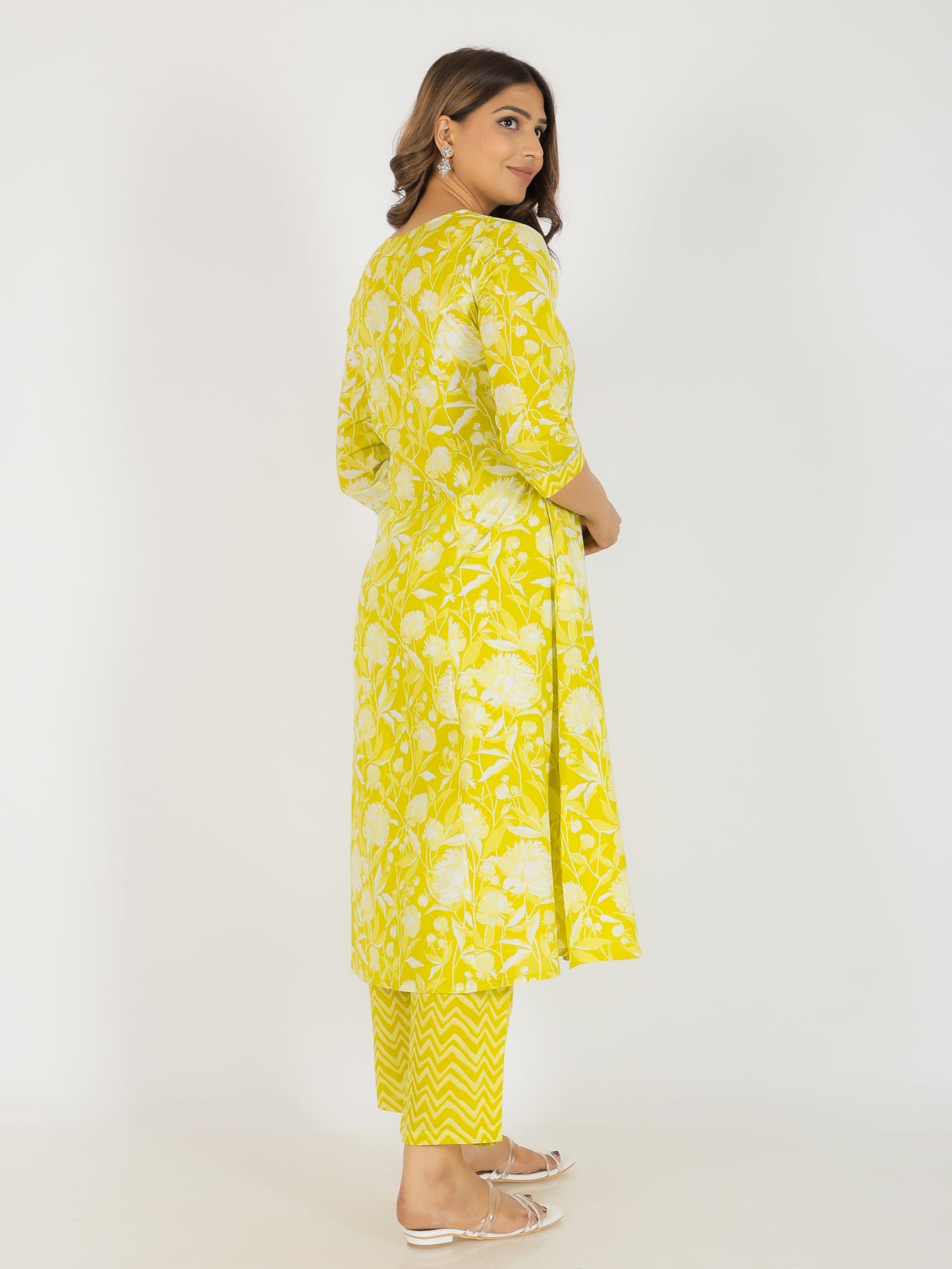 Soft Cotton Floral Kurta