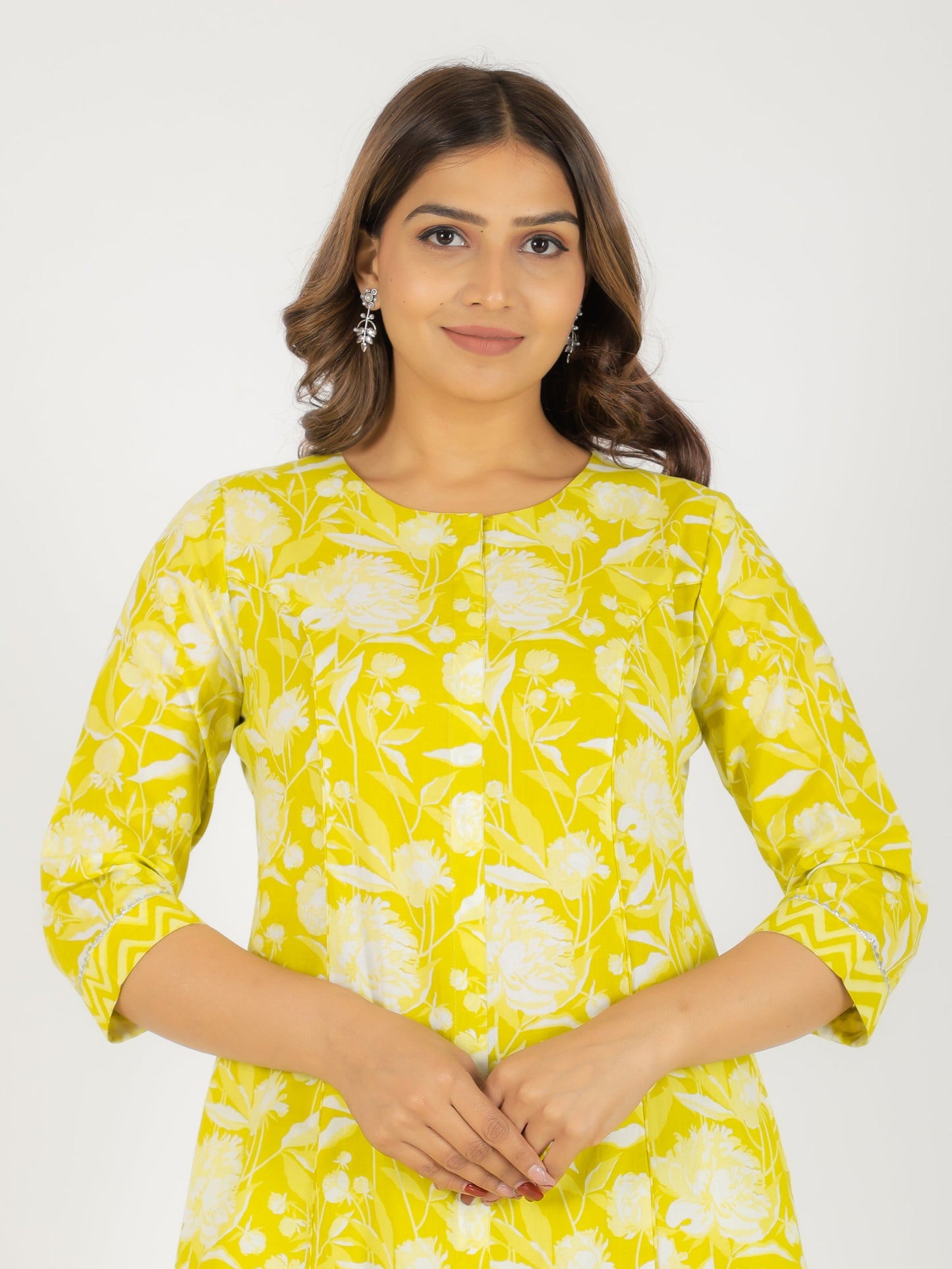 Soft Cotton Floral Kurta