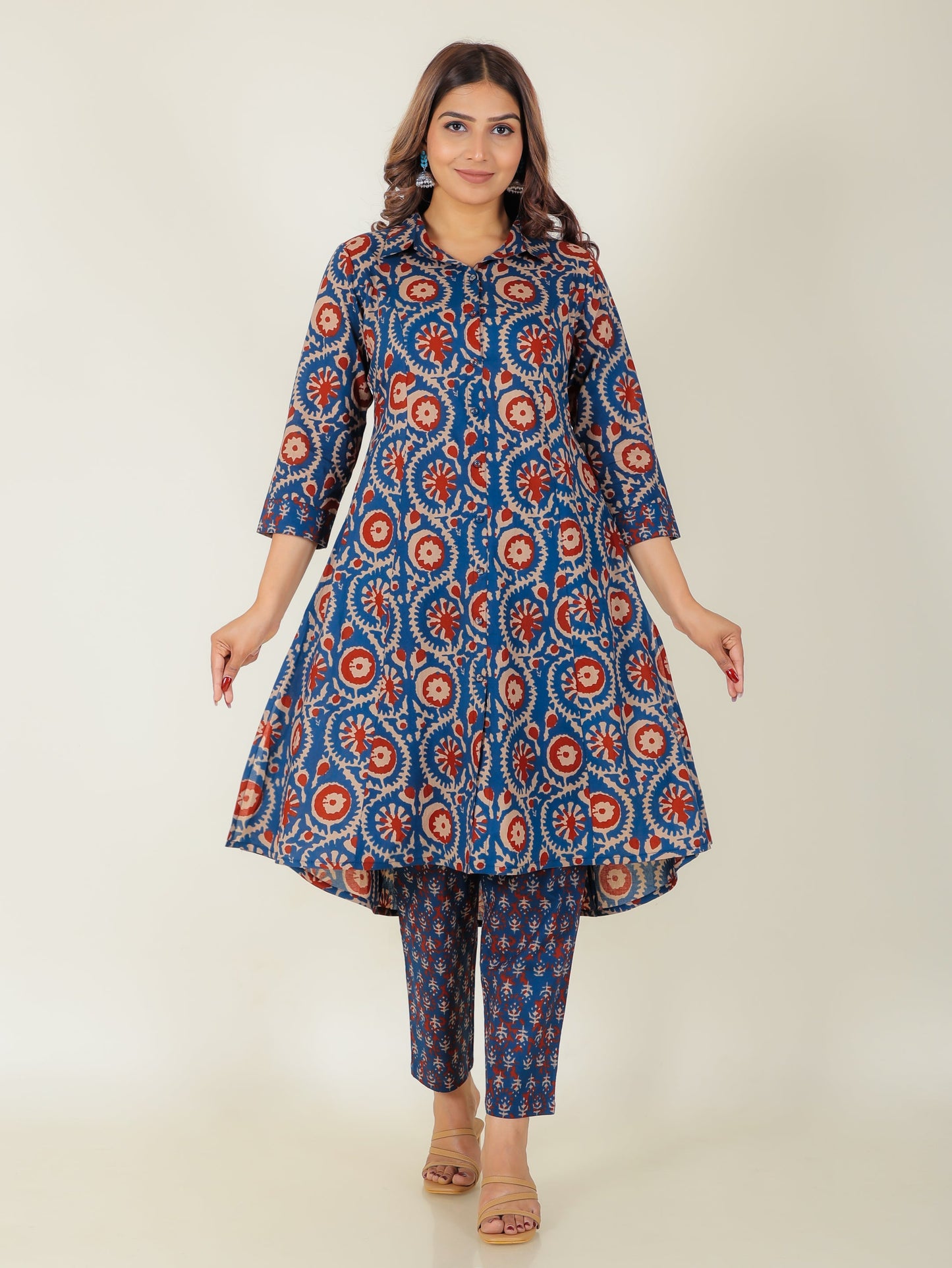 Soft Cotton Abstract Kurta