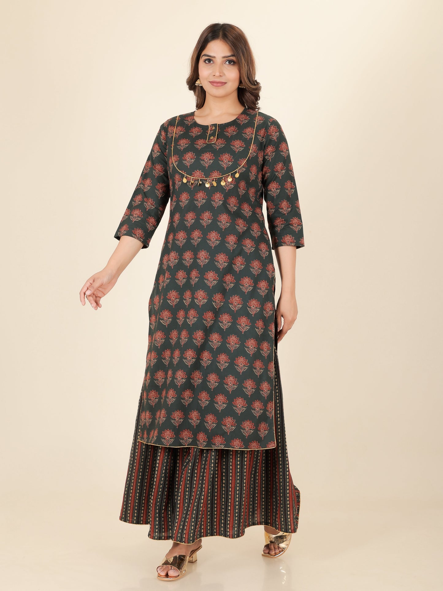 Soft Cotton Ajrakh Kurta