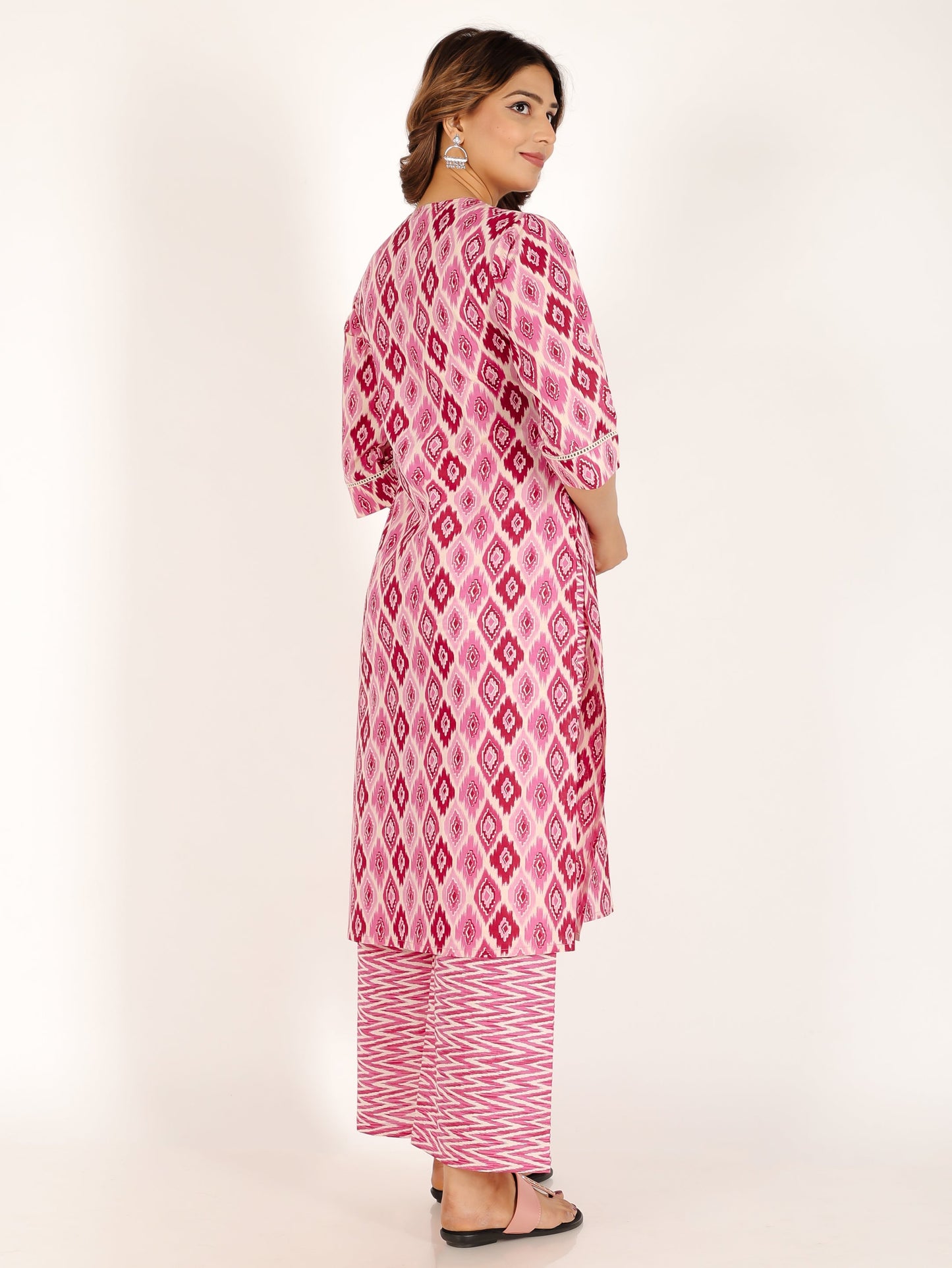 Soft Cotton Ikat Kurta