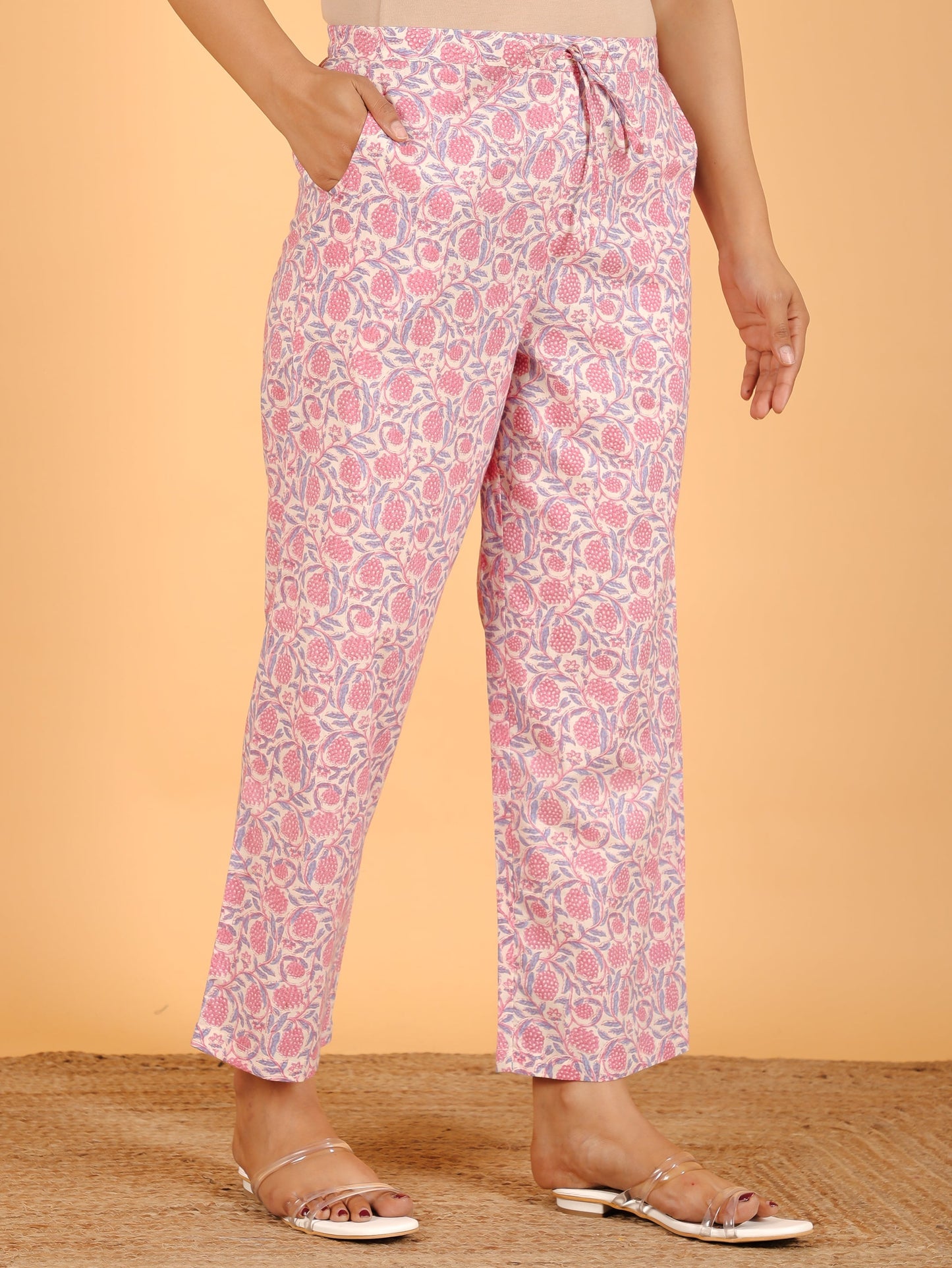 Soft Cotton Paisley Straight Off White Kurta