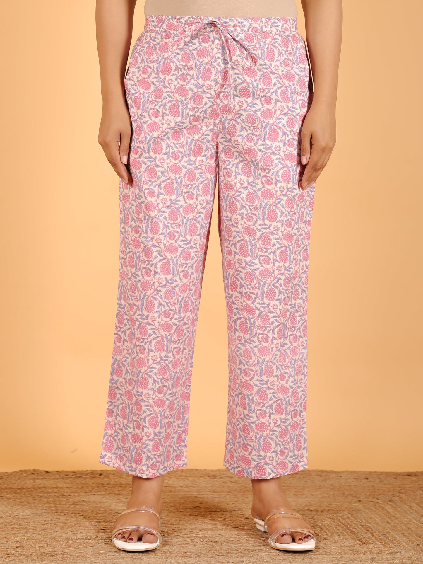 Soft Cotton Paisley Straight Off White Kurta