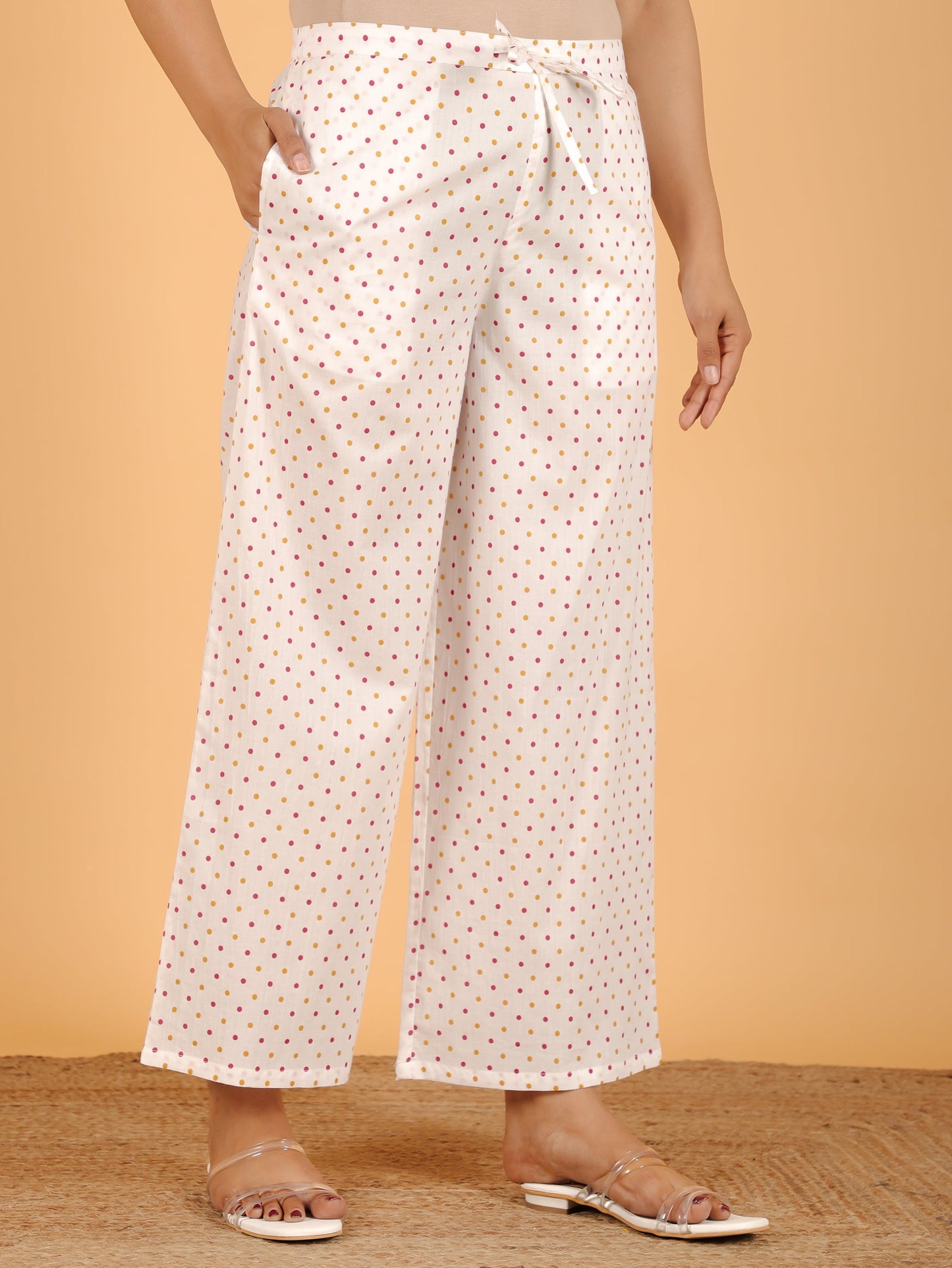 Soft Cotton Polka Palazzo