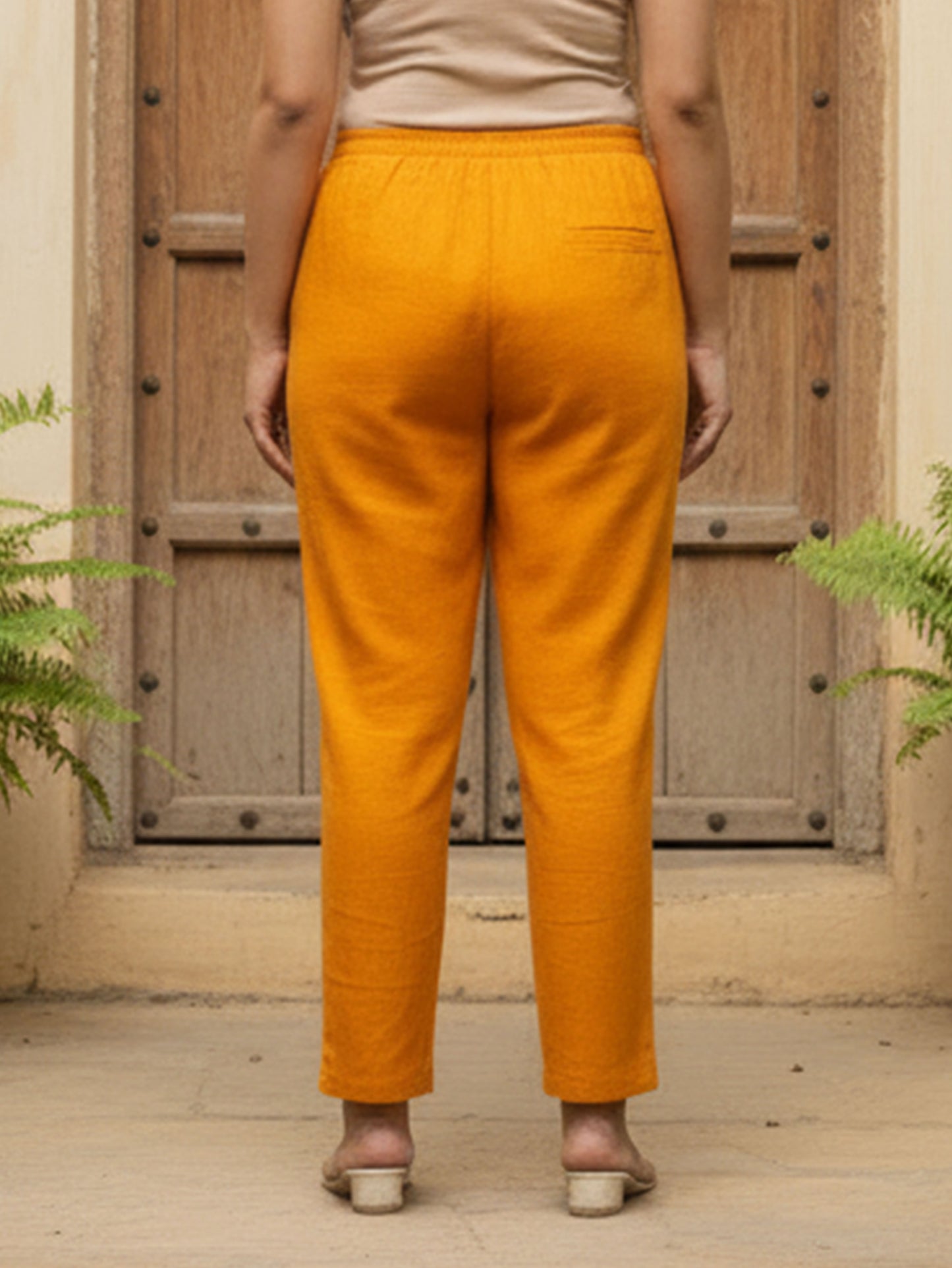 Soft Cotton Striped Straight Yellow Kurta