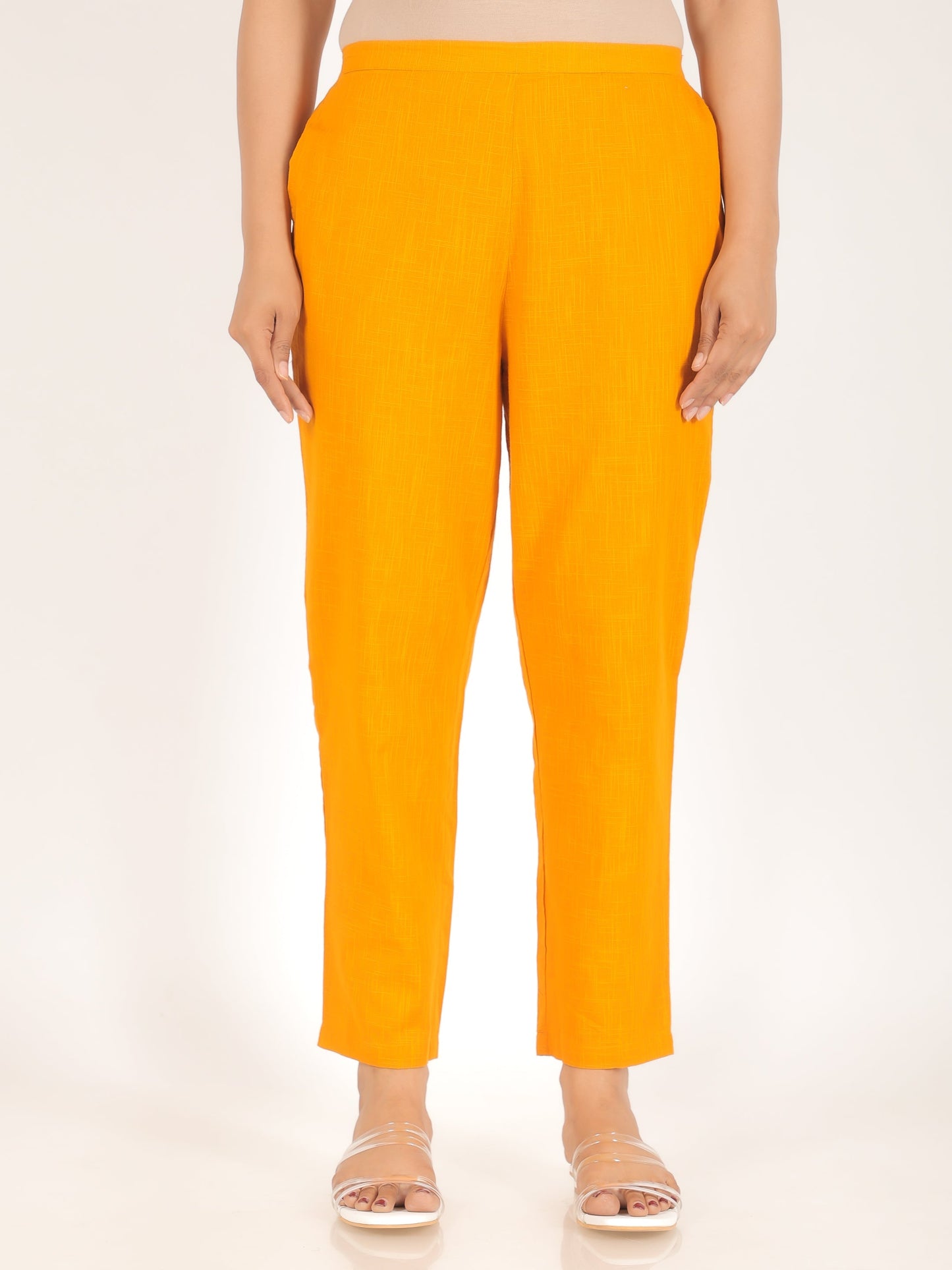 Soft Cotton Striped Straight Yellow Kurta
