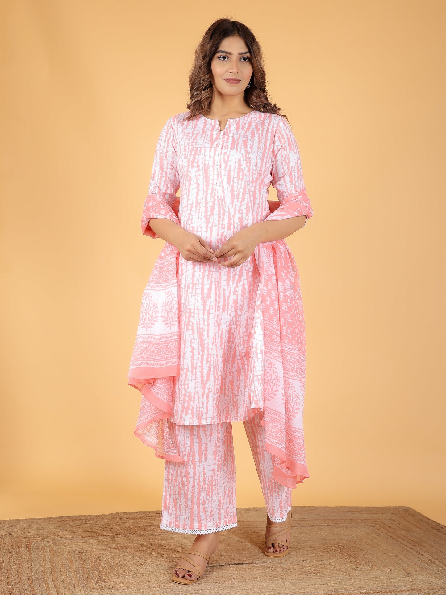 Soft Cotton Tie-Dye Kurta