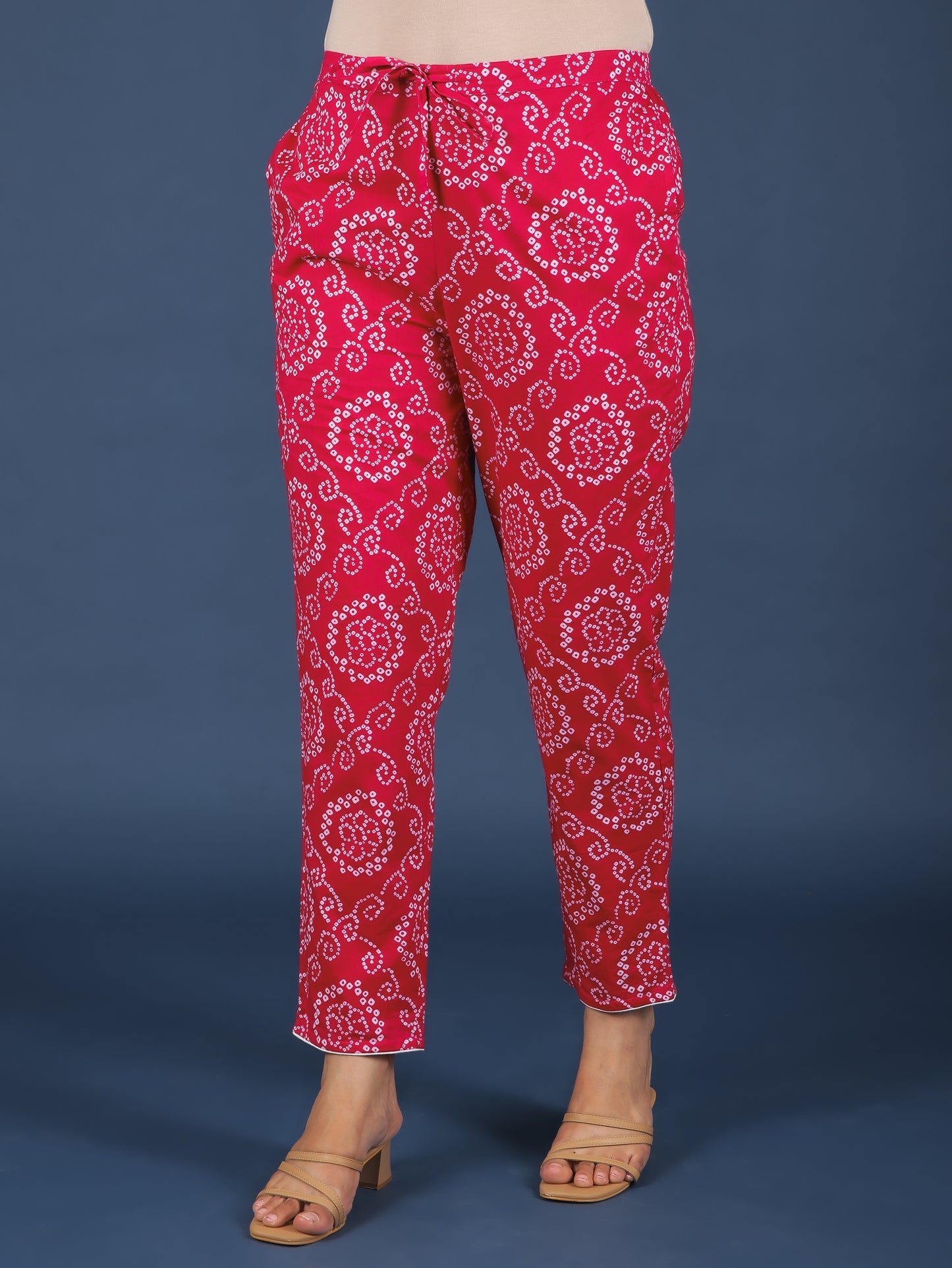 Soft Cotton Bandhani Pant