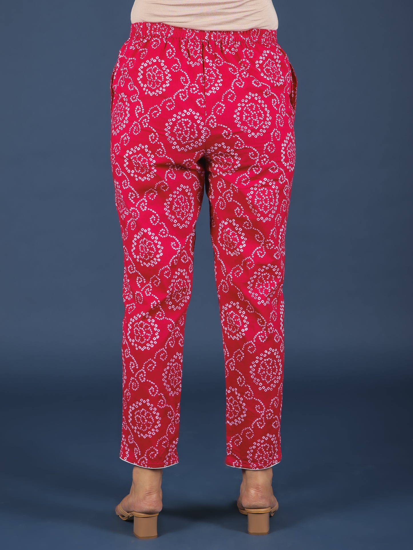 Soft Cotton Bandhani Pant