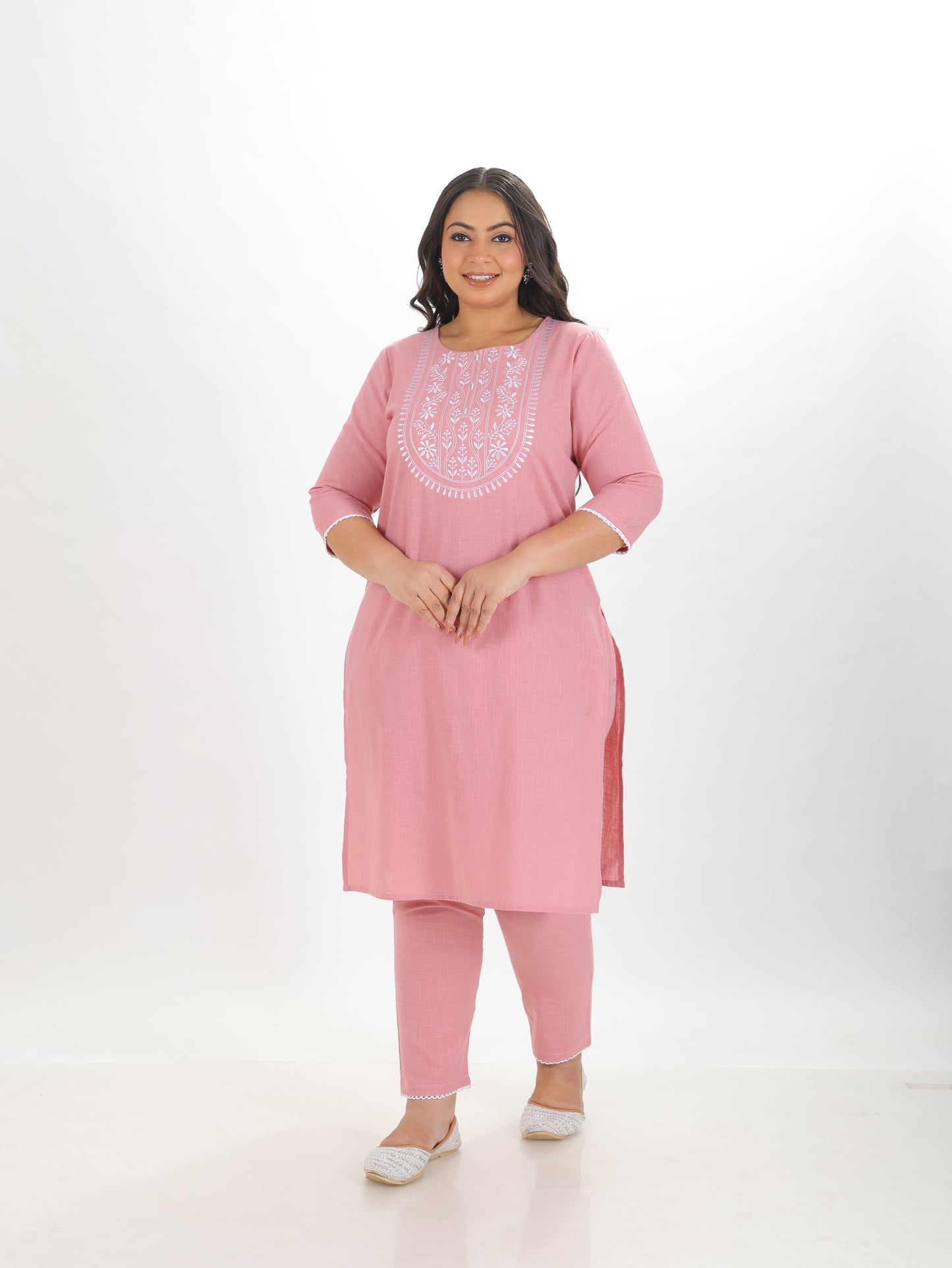 Khadi Cotton Solid Kurta