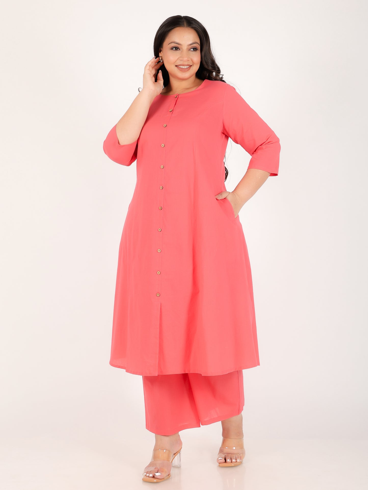 Soft Cotton Solid Kurta