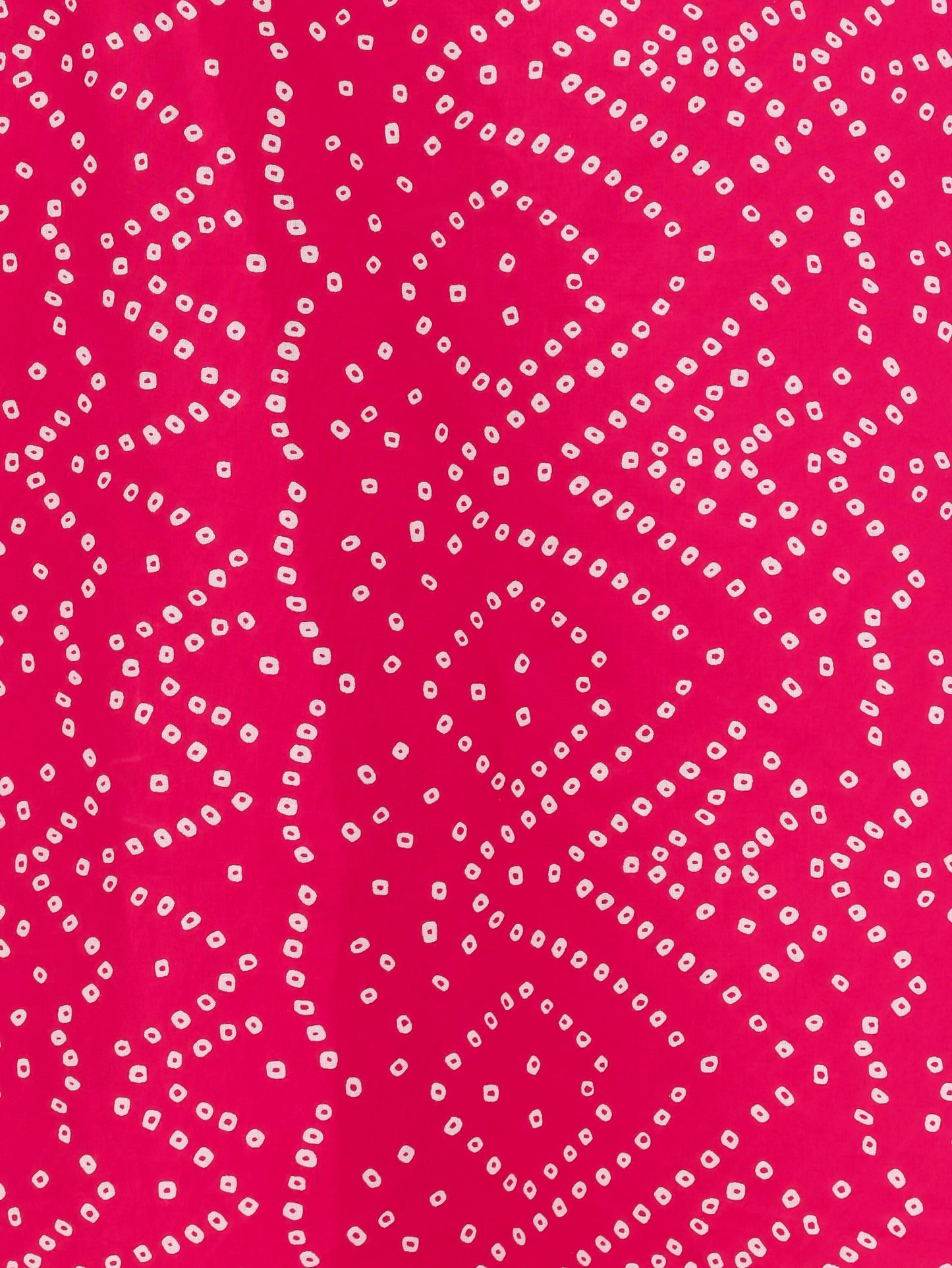 Embroidered Soft Cotton Bandhani Straight Pink Kurta