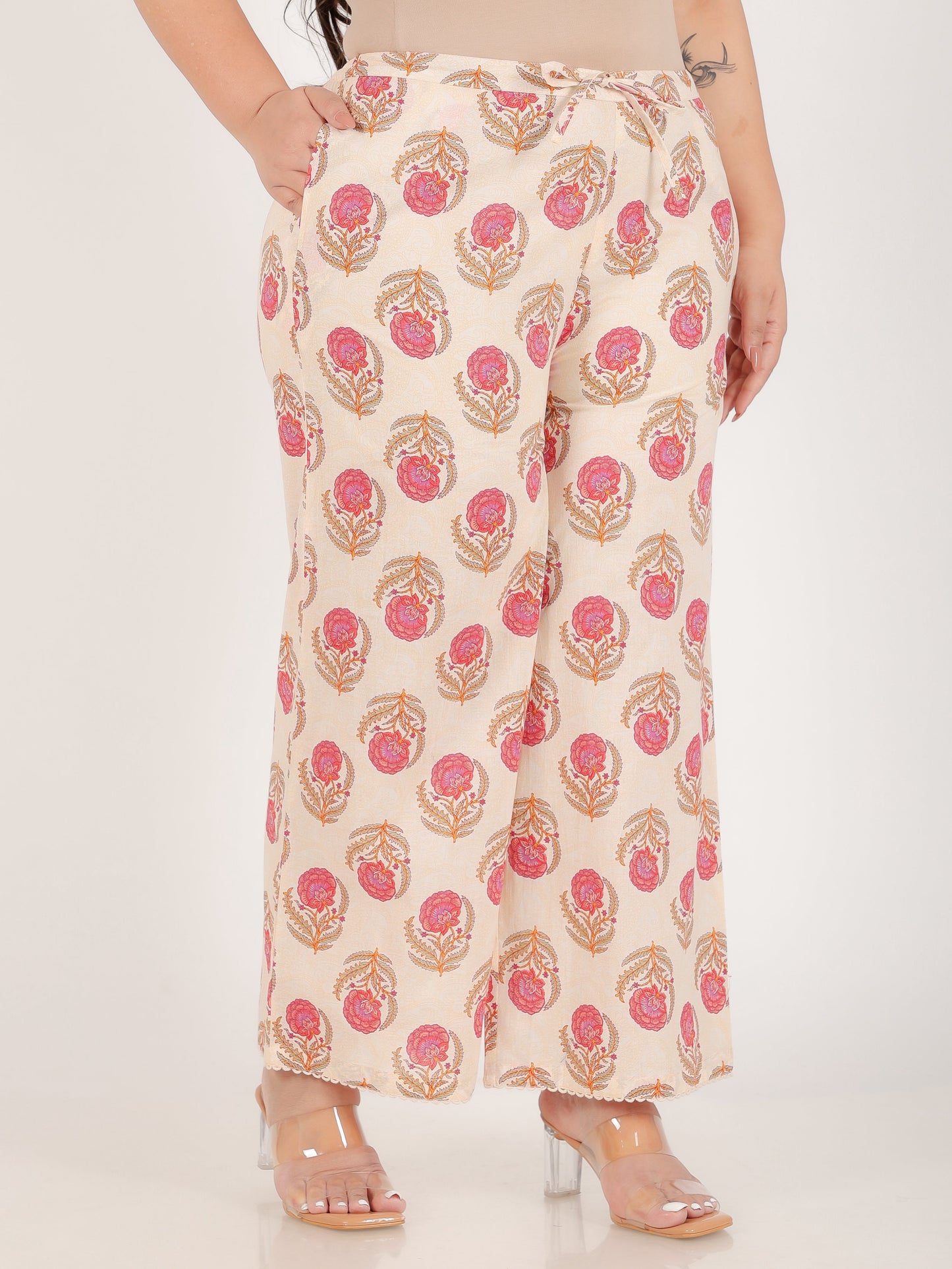 Soft Cotton Floral Kurta