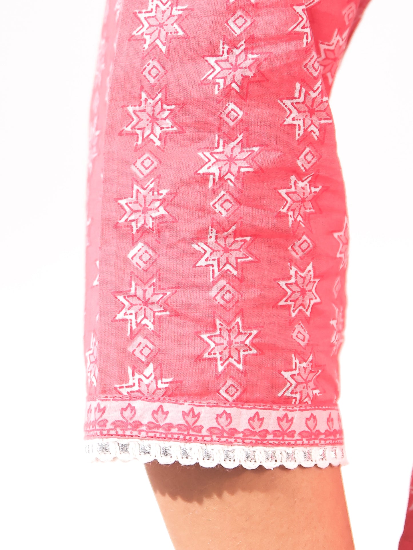 Soft Cotton Geometric Kurta