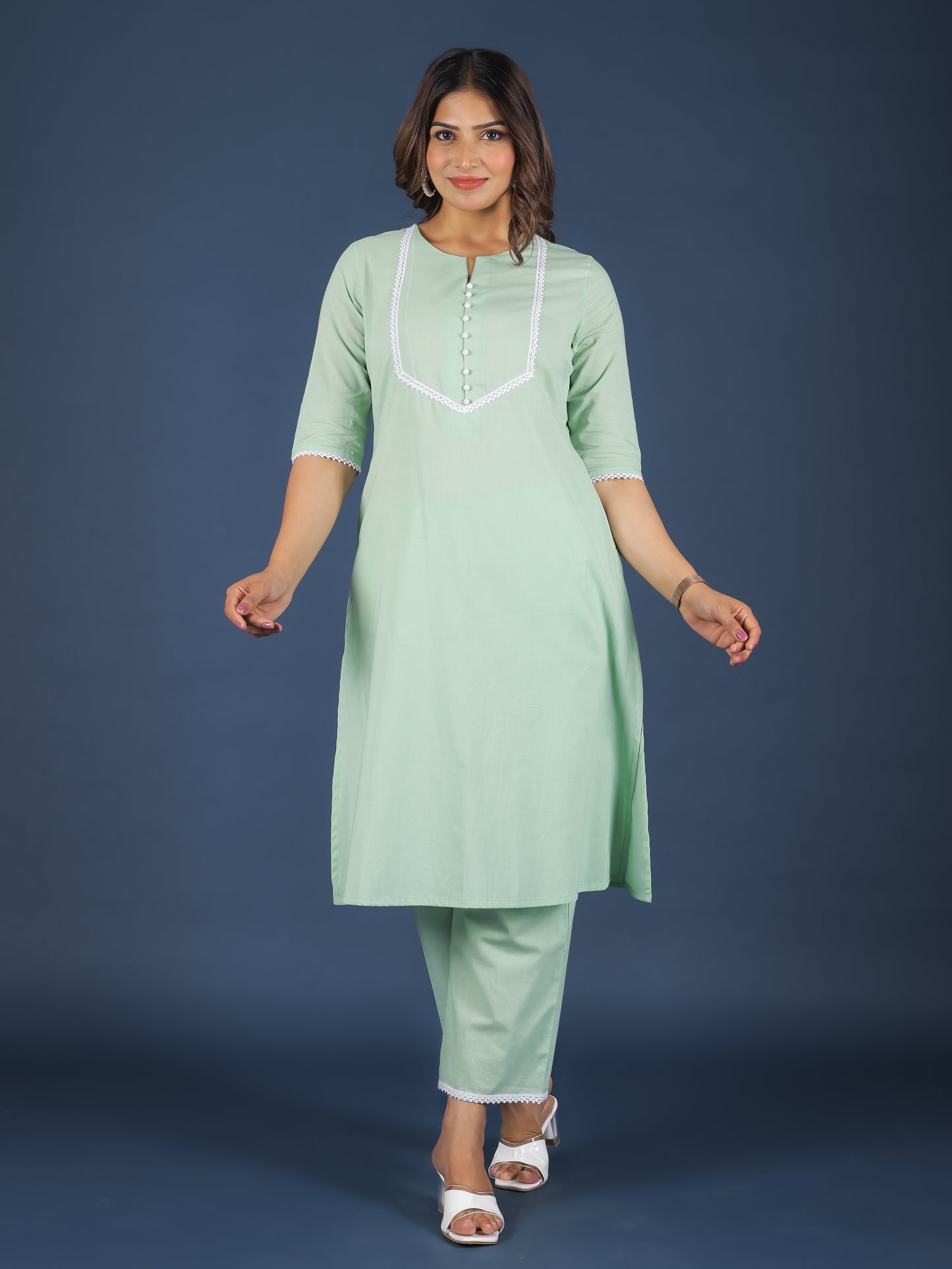 Soft Cotton Solid Kurta