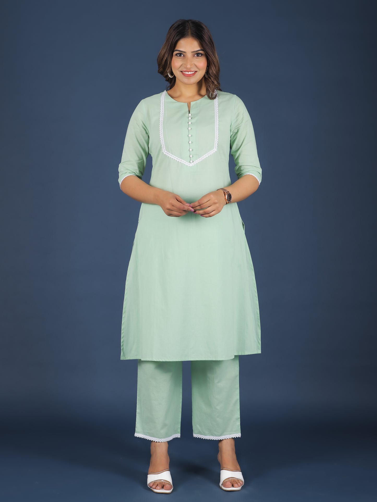 Soft Cotton Solid Kurta