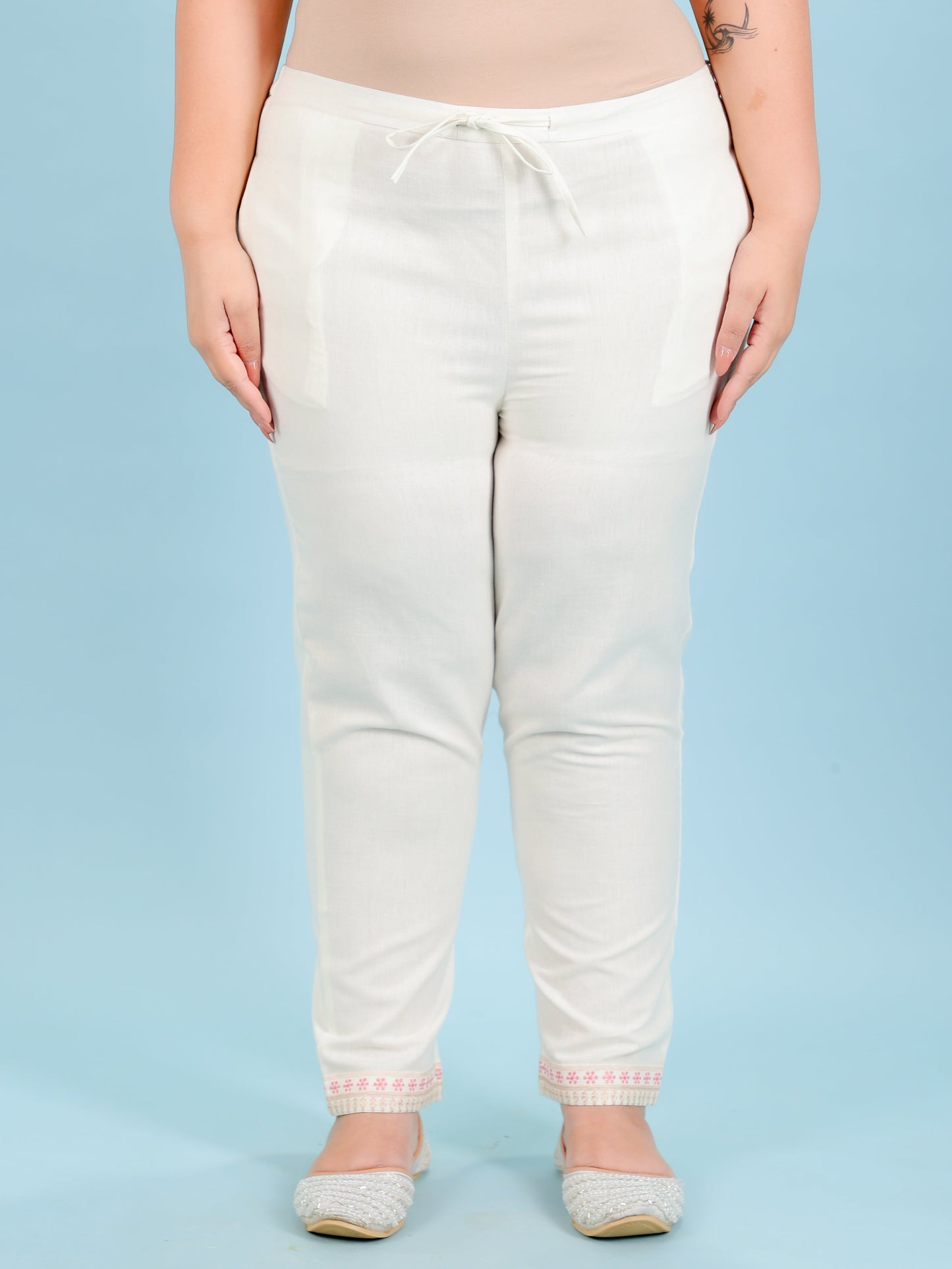 Linen Cotton Solid Pant