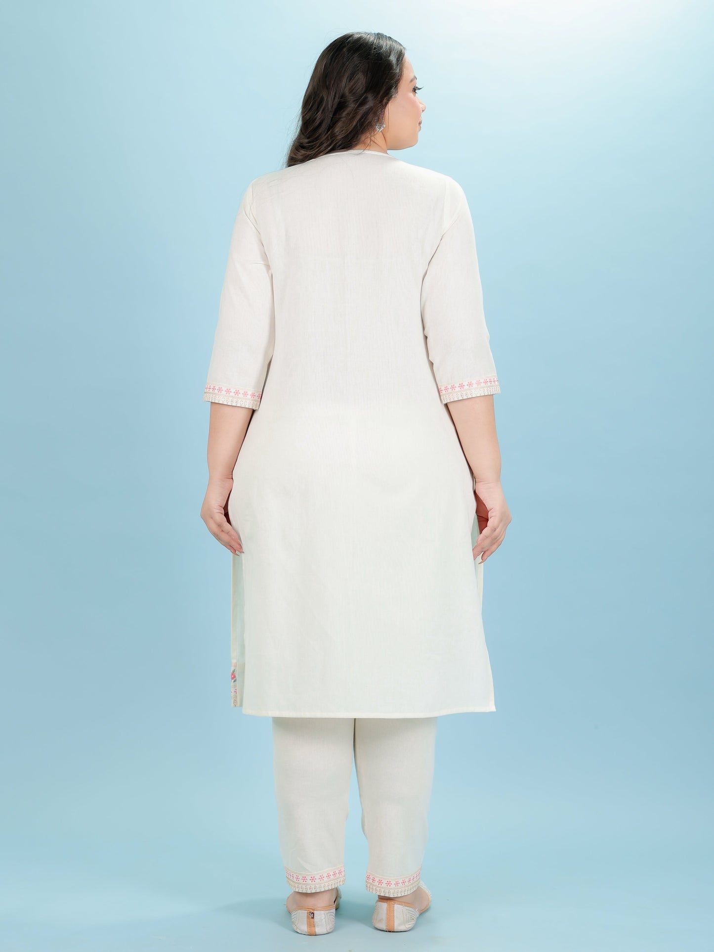 Linen Cotton Solid Kurta